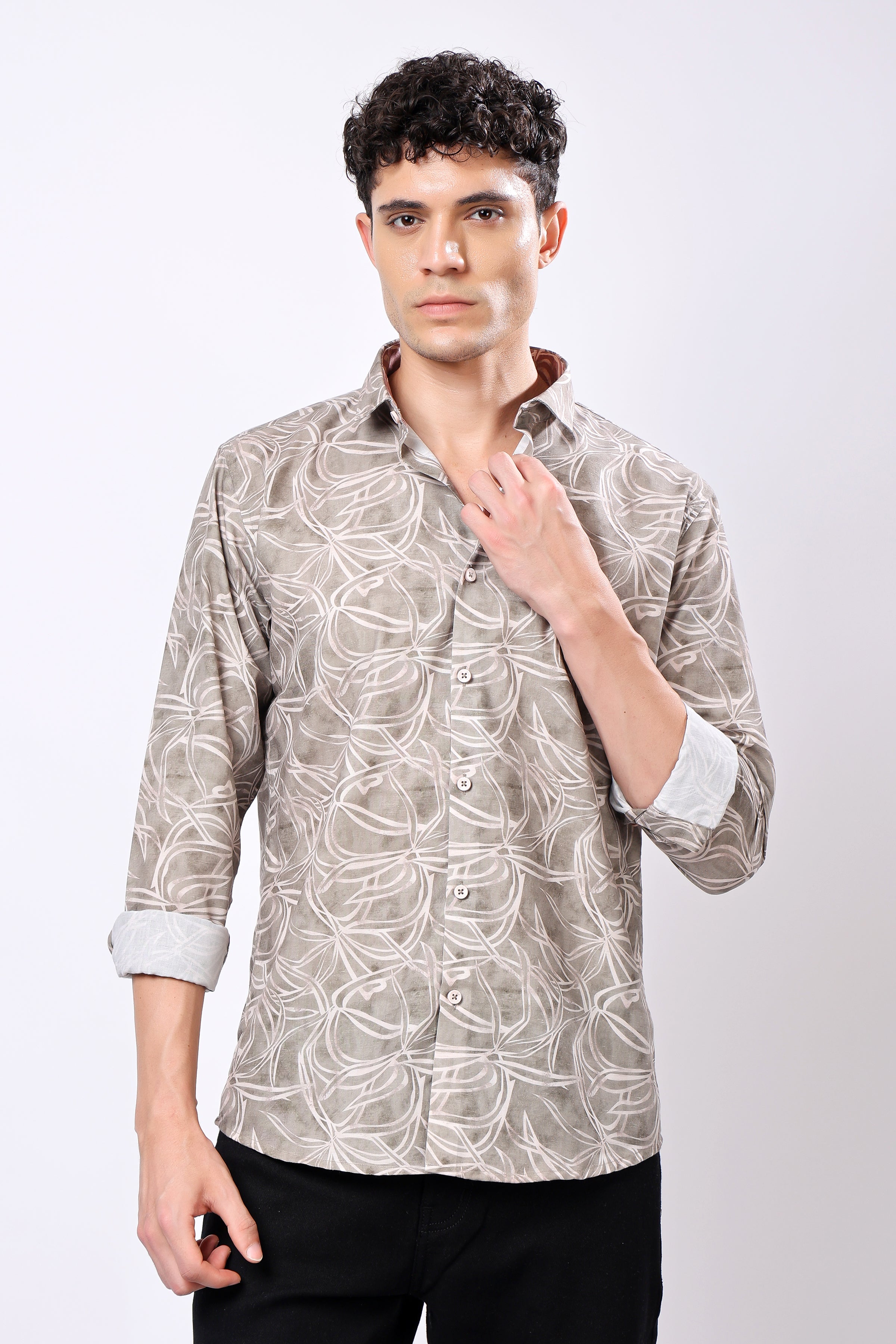 Stylox Printed Full Sleeve Casual Shirt