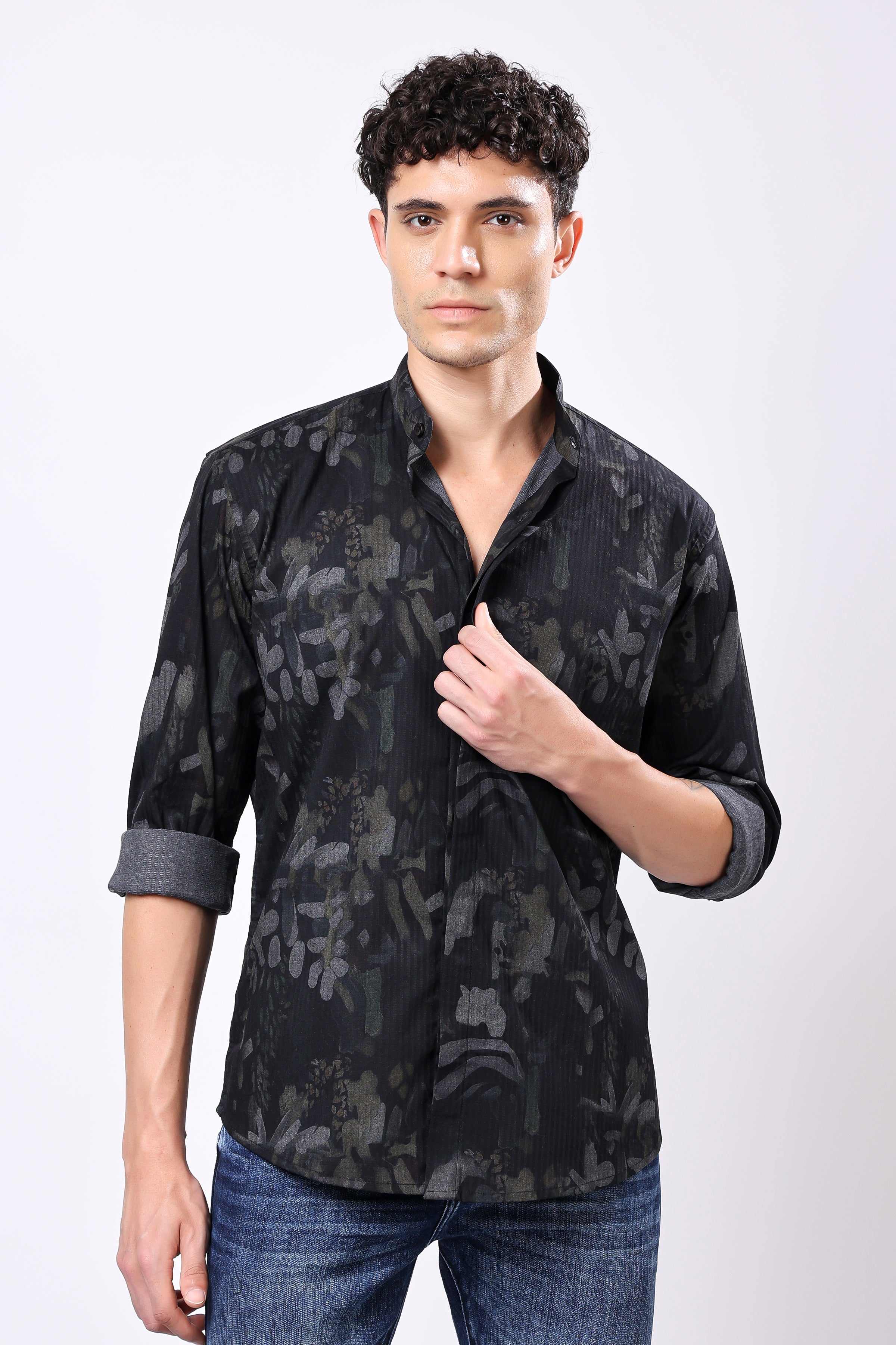 Stylox Printed Full Sleeve Casual Shirt For Men