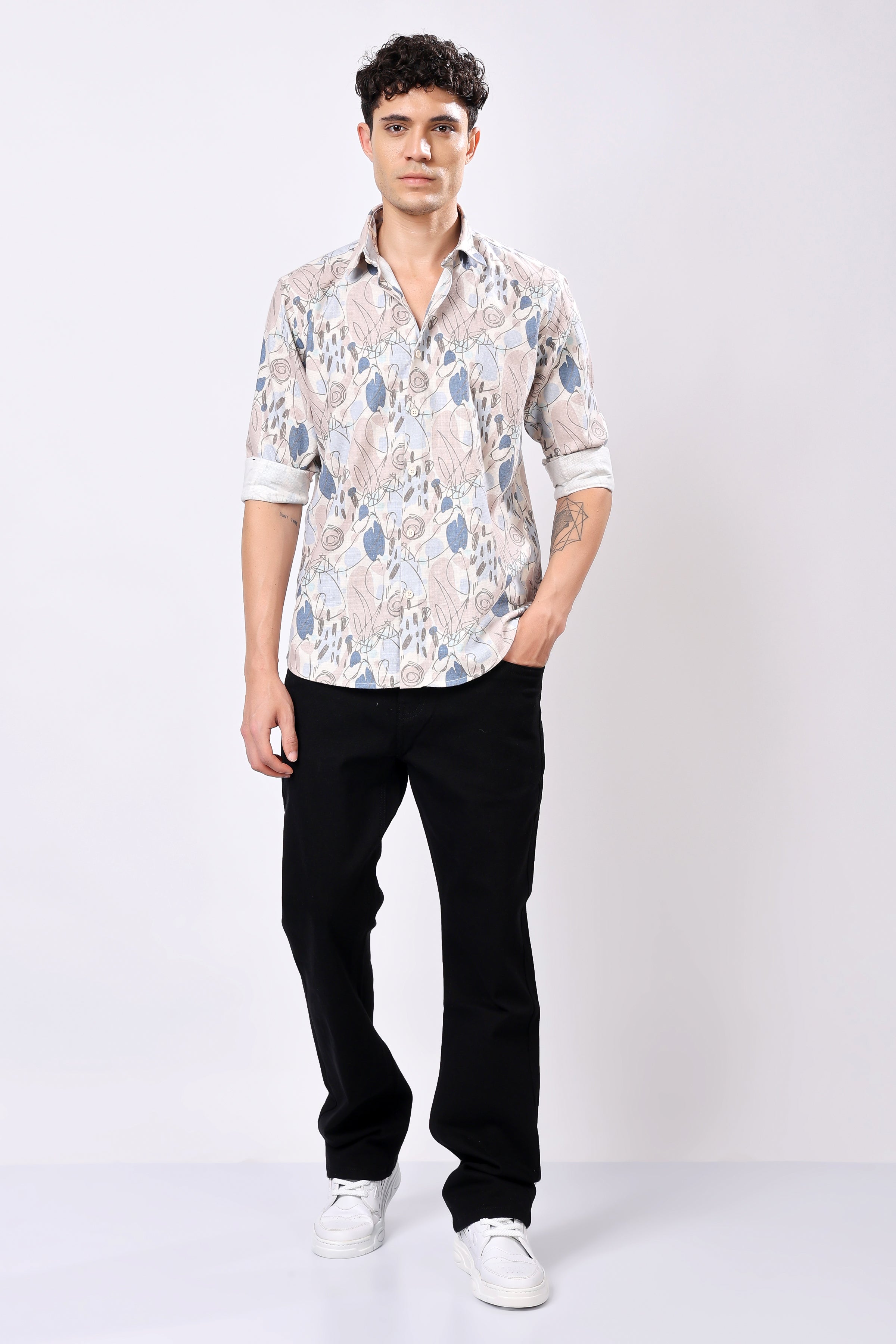 Stylox Printed Full Sleeve Shirt