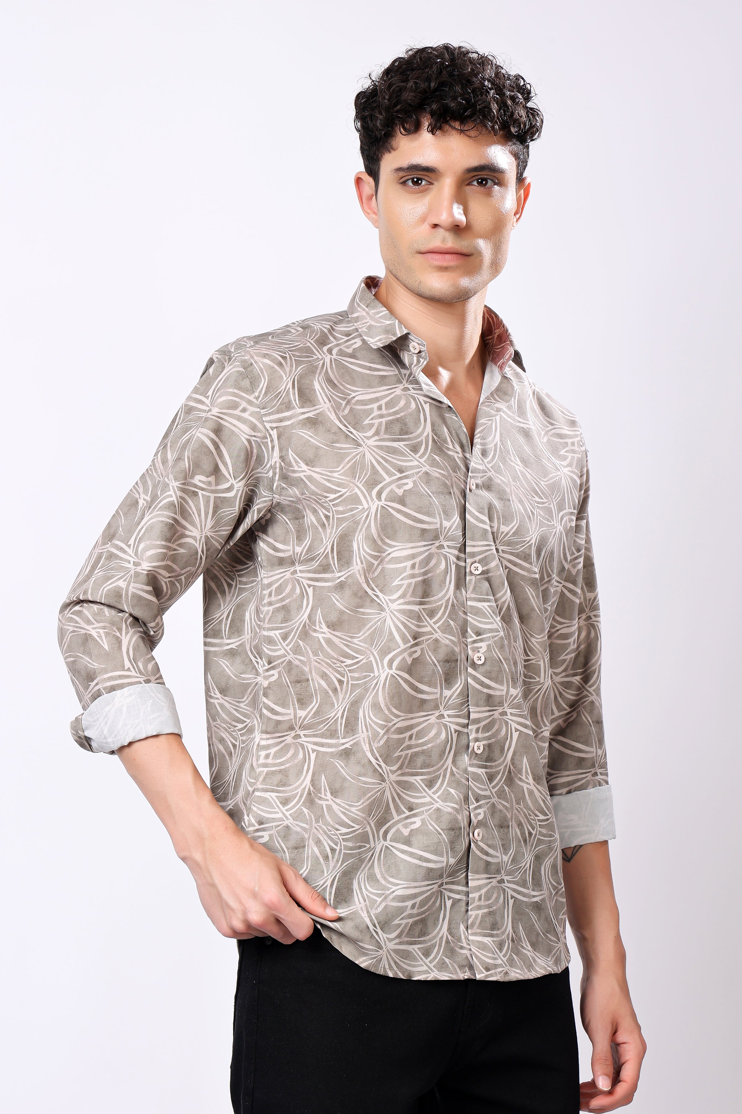Stylox Printed Full Sleeve Casual Shirt