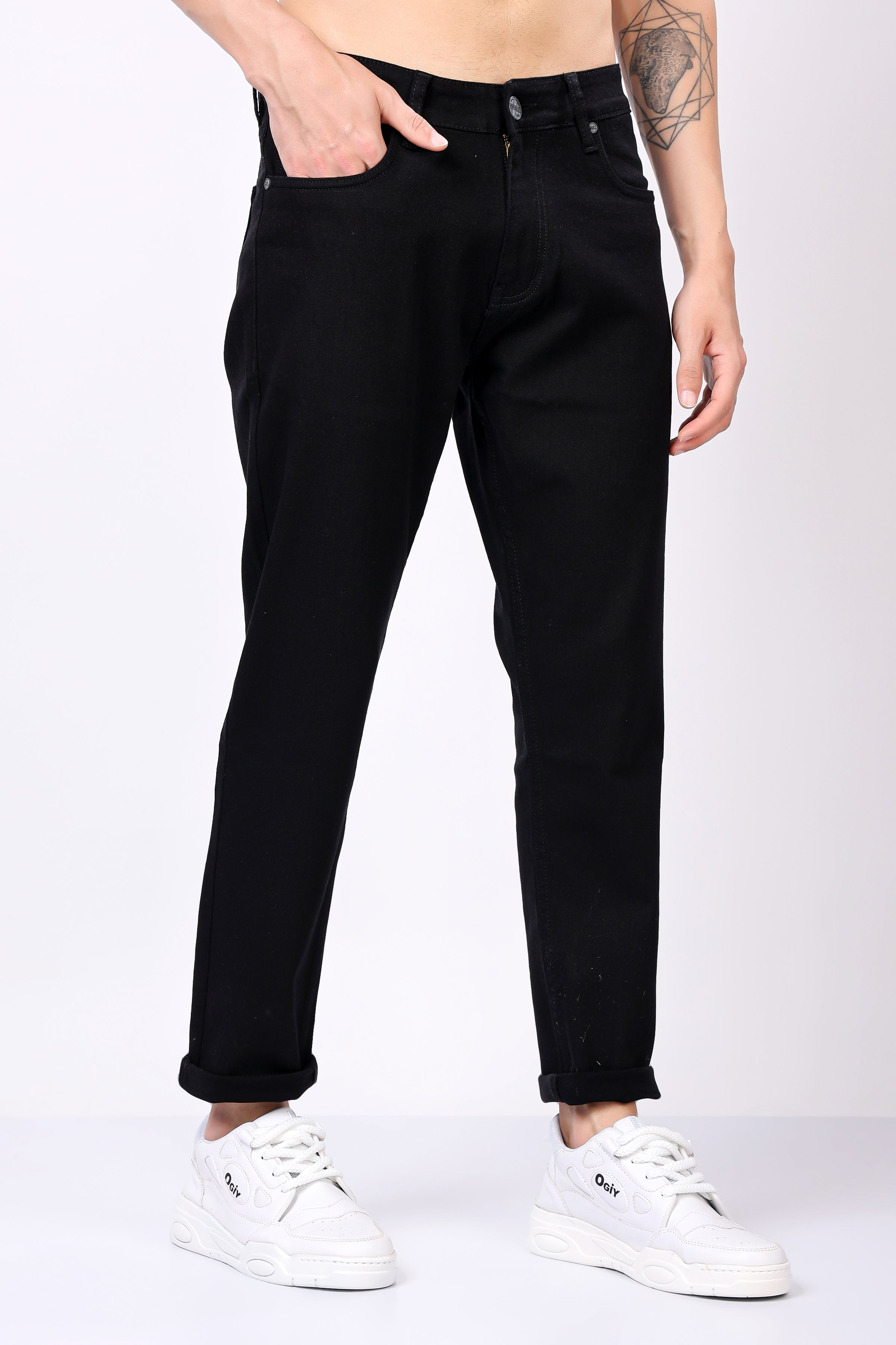 Stylox Men’s Slim Fit Jeans | Stretchable Denim Jeans for Men | Stylish Mid-Rise Slim Jeans for Everyday Casual & Party Wear |J-50