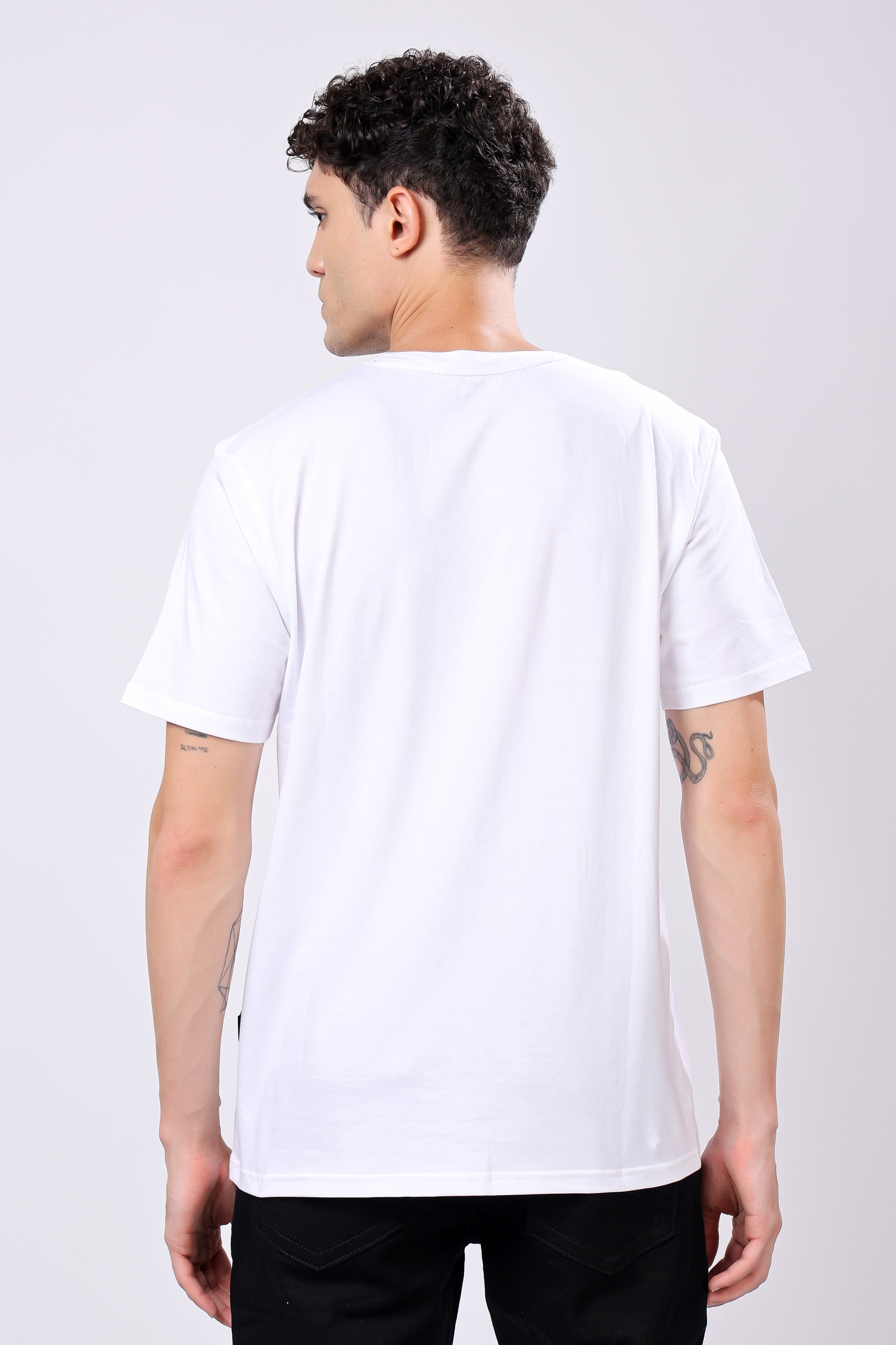 STYLOX Round Neck Solid T-Shirt