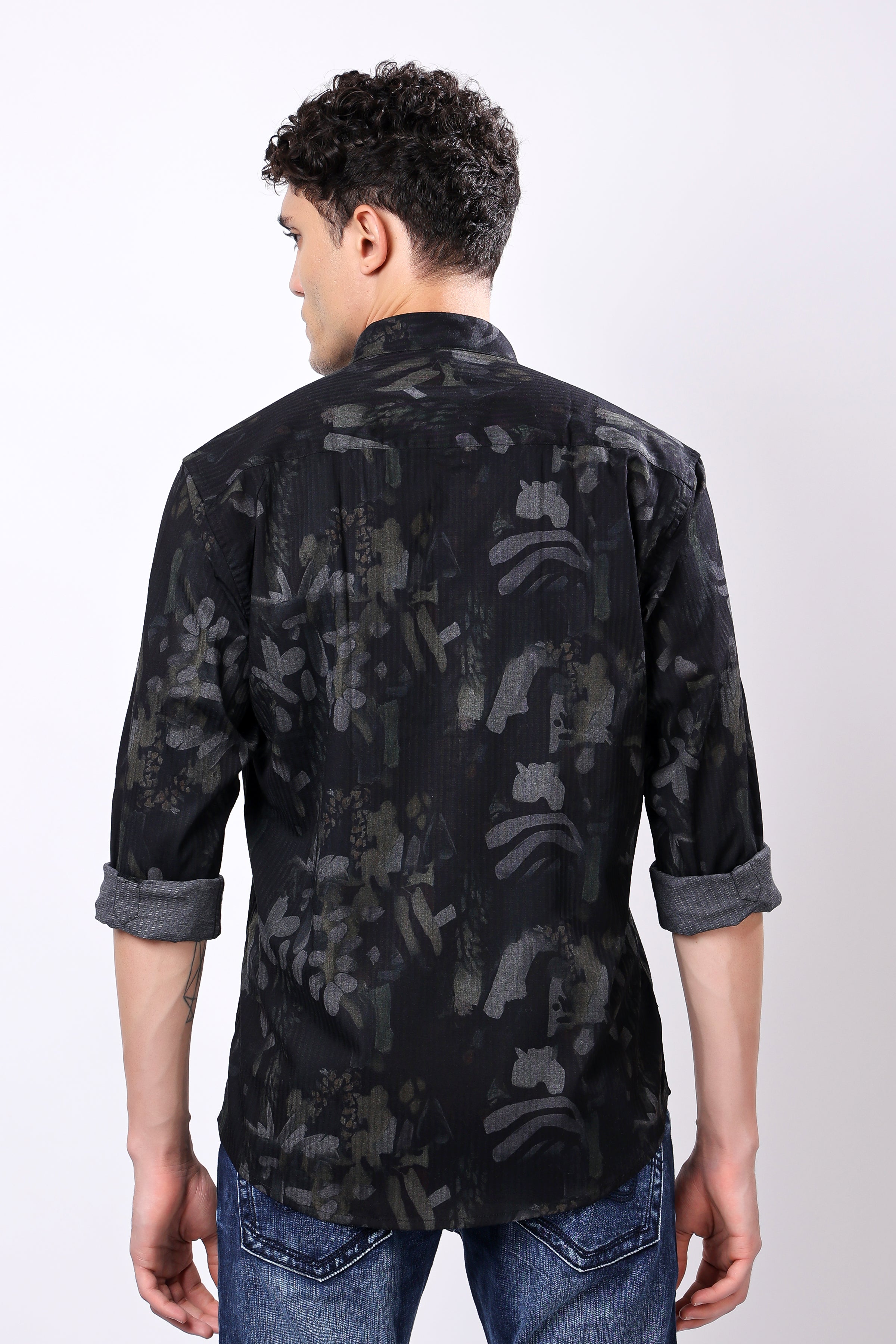 Stylox Printed Full Sleeve Casual Shirt For Men
