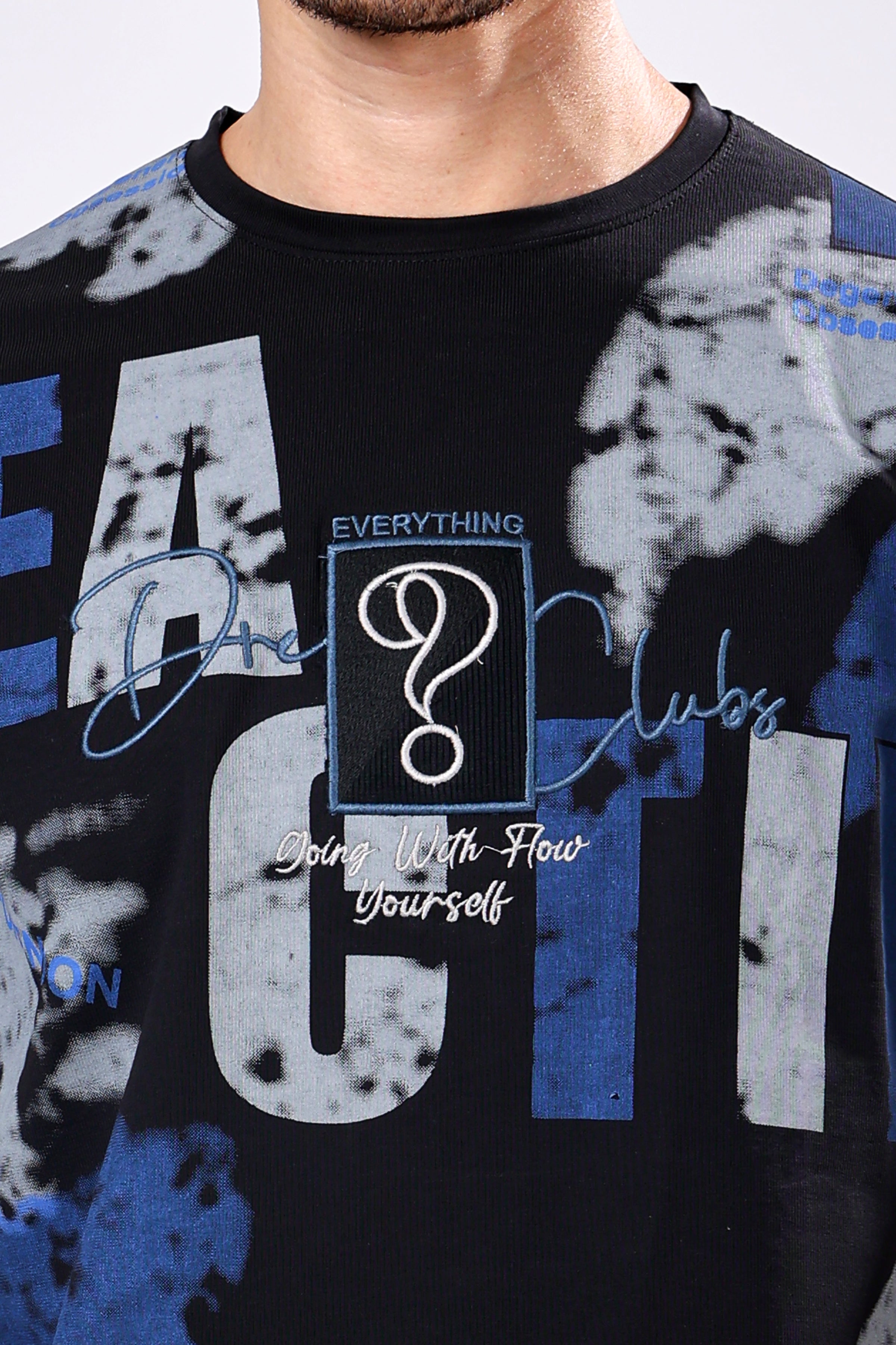 Stylox Men’s Regular Fit Round Neck Half Sleeve Printed T-Shirt | Casual Cotton Graphic Tee for Daily Wear