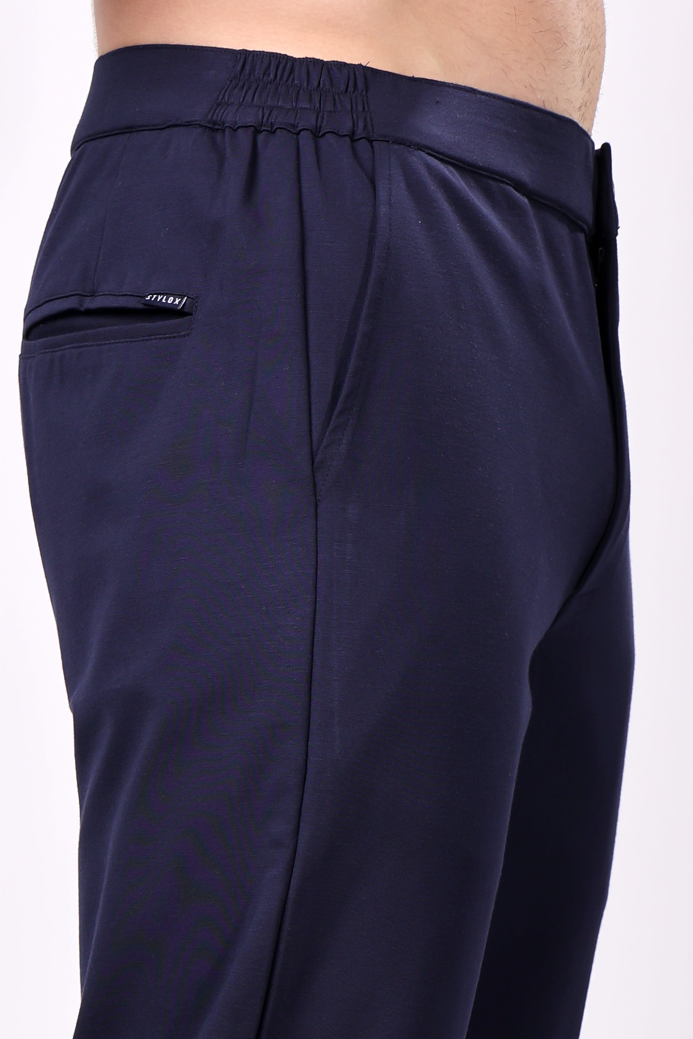 Stylox Men’s Classic Fit Trousers – Comfortable Formal & Casual Wear