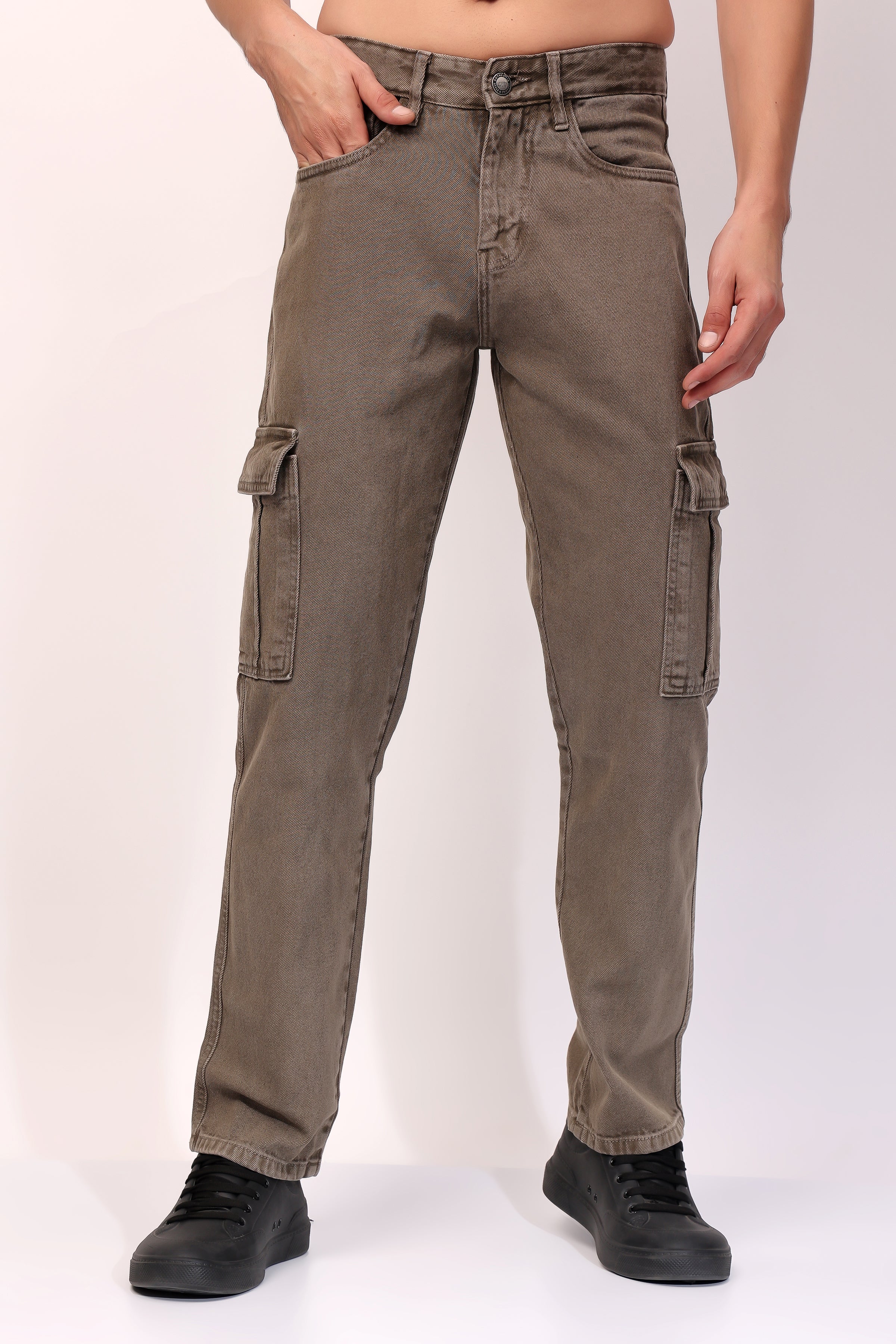 Stylox Comfort Fit Jeans | Brown - 5570-10977
