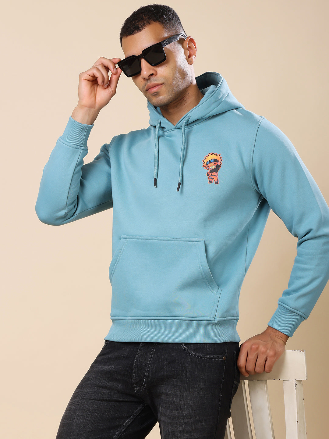 Stylox Regular Fit Men’s Printed Hoodie – Trendy Comfort Wear for Everyday Style