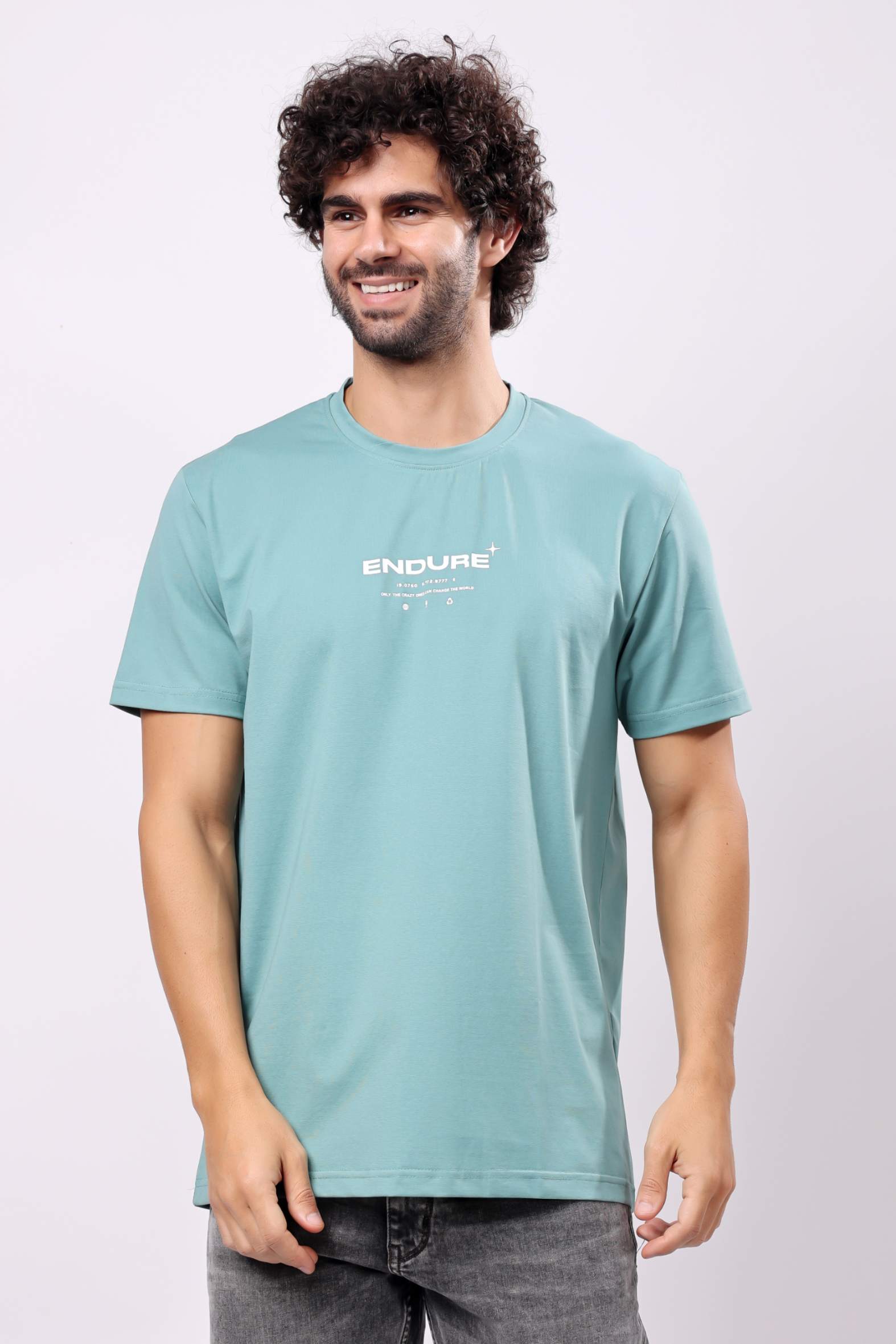 STYLOX MEN CREW NECK PRINTED T-SHIRT