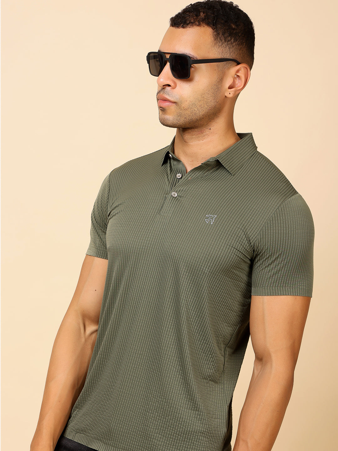 Stylox Premium Stretchable Solid Slim Fit Polo T-Shirt – Comfort Meets Style