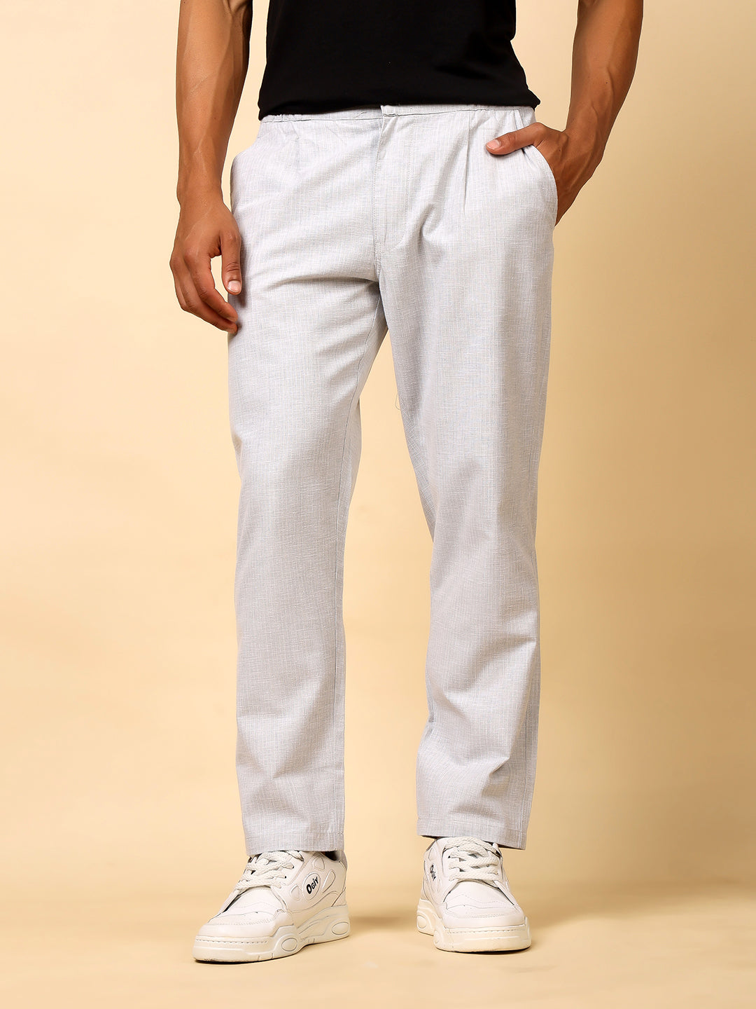 Stylox Men’s Classic Fit Trousers – Comfortable Formal & Casual Wear