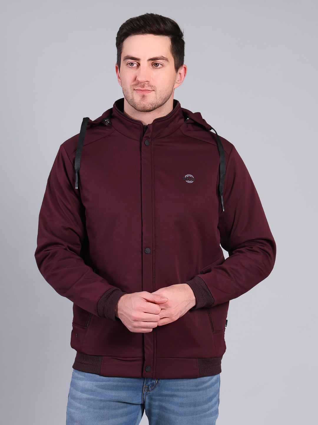 Stylox Men’s Winter Jacket with Hood | Warm Padded Jacket | Stylish Casual Outerwear