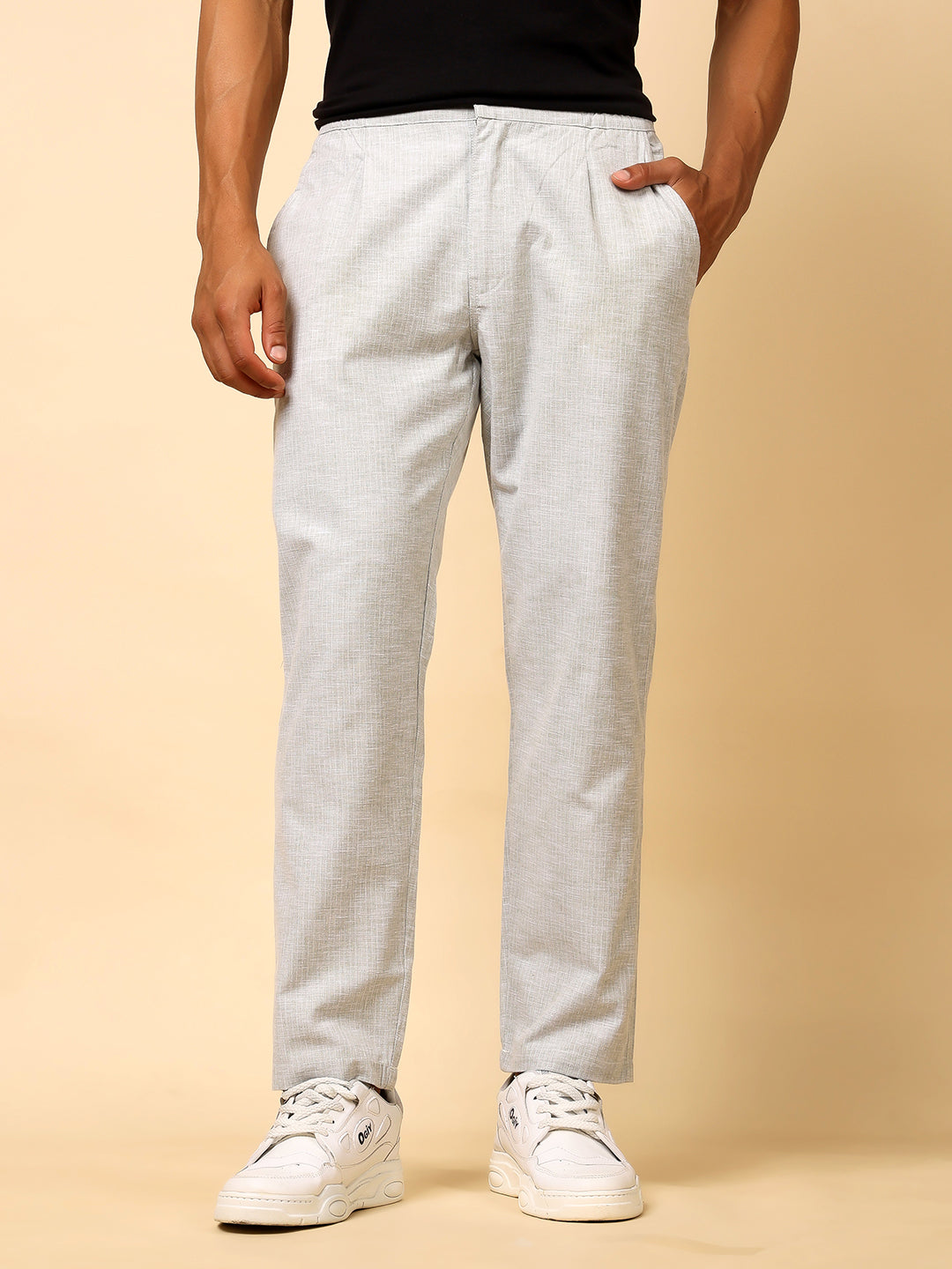 Stylox Men’s Classic Fit Trousers – Comfortable Formal & Casual Wear