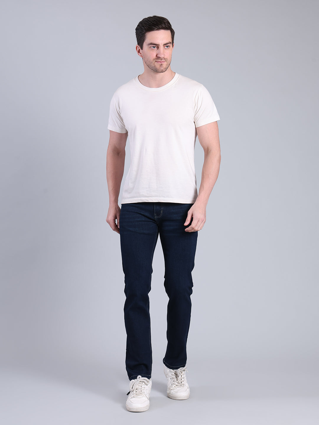 Stylox Men’s Slim Fit Jeans | Mid Rise Stretch Denim with Clean Wash for Everyday Style