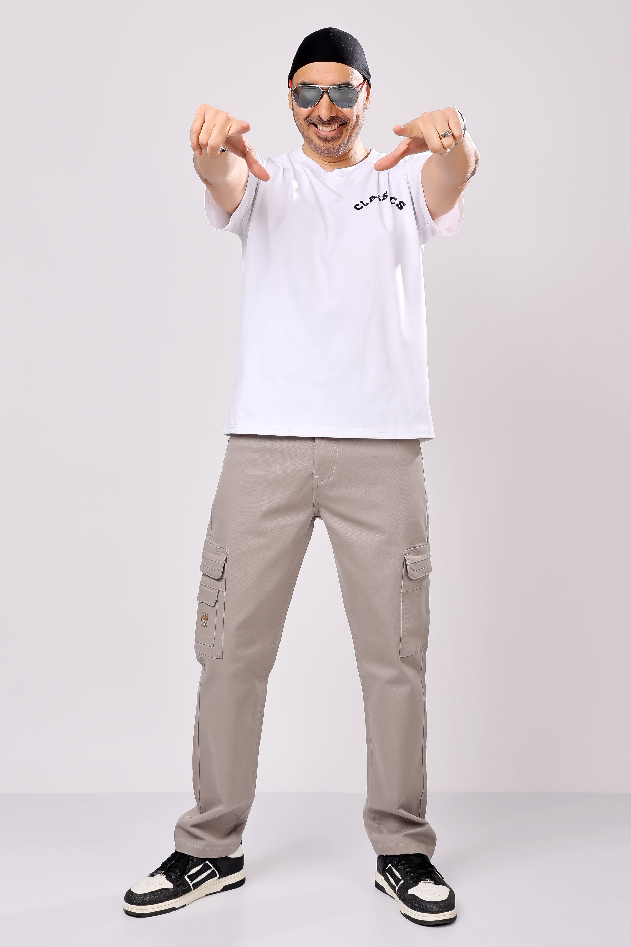 Stylox Men’s Oversized Round Neck Half Sleeve Back Printed T-Shirt | Premium Cotton Loose Fit Graphic Tee for Streetwear & Casual Style