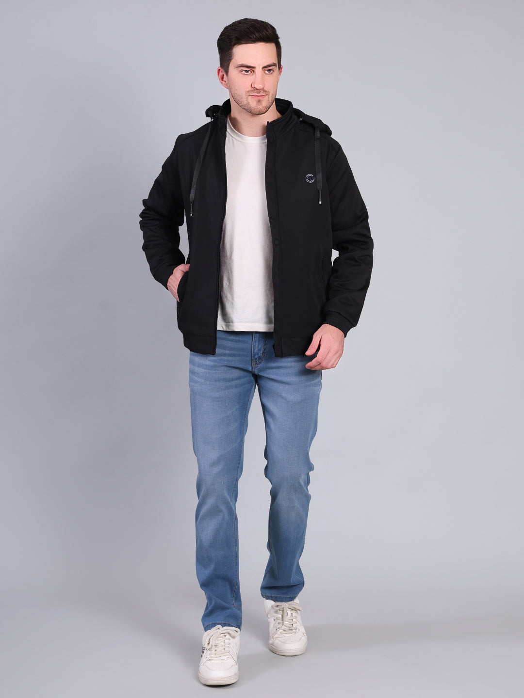 Stylox Men’s Winter Jacket with Hood | Warm Padded Jacket | Stylish Casual Outerwear