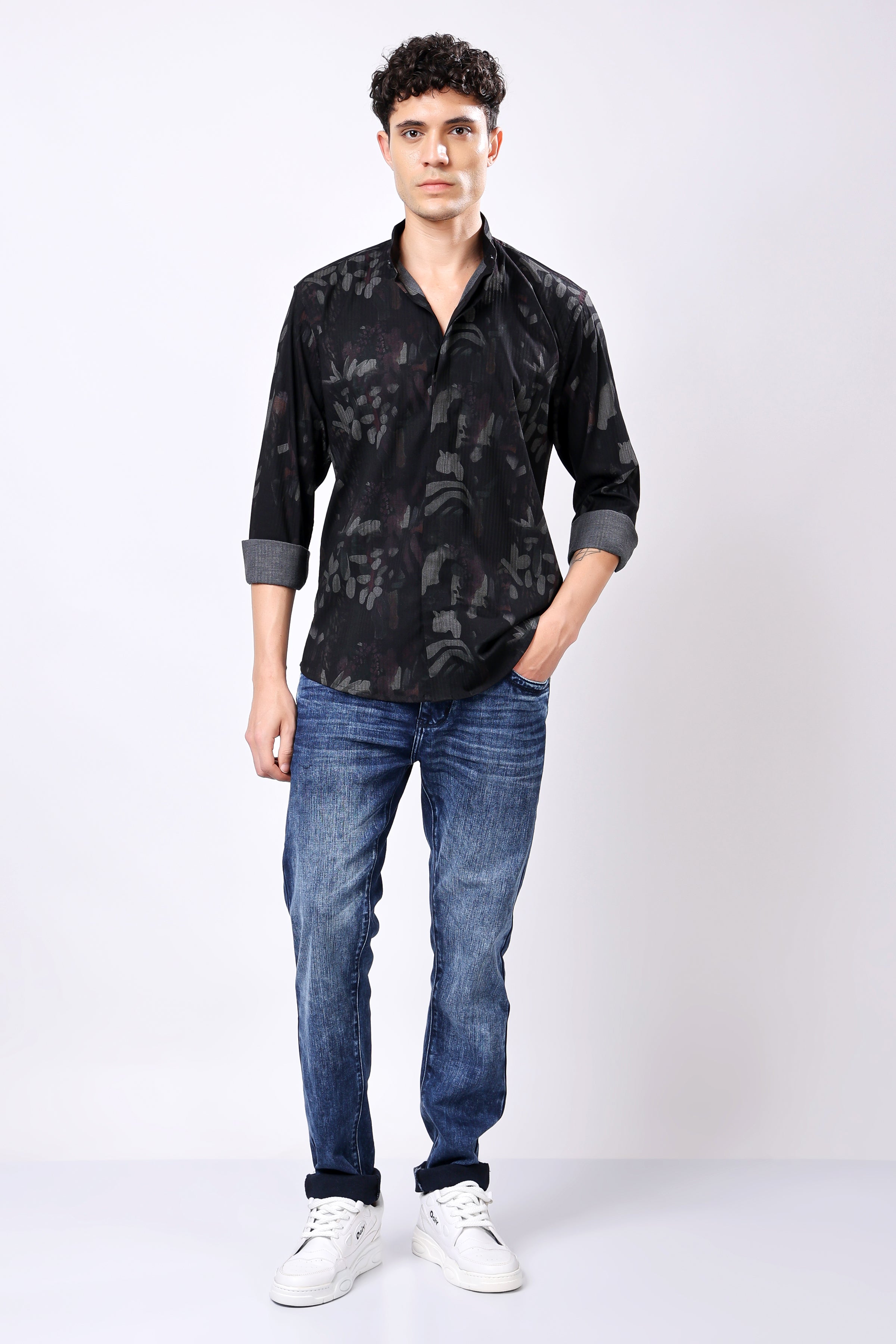 Stylox Printed Casual Shirt For Men