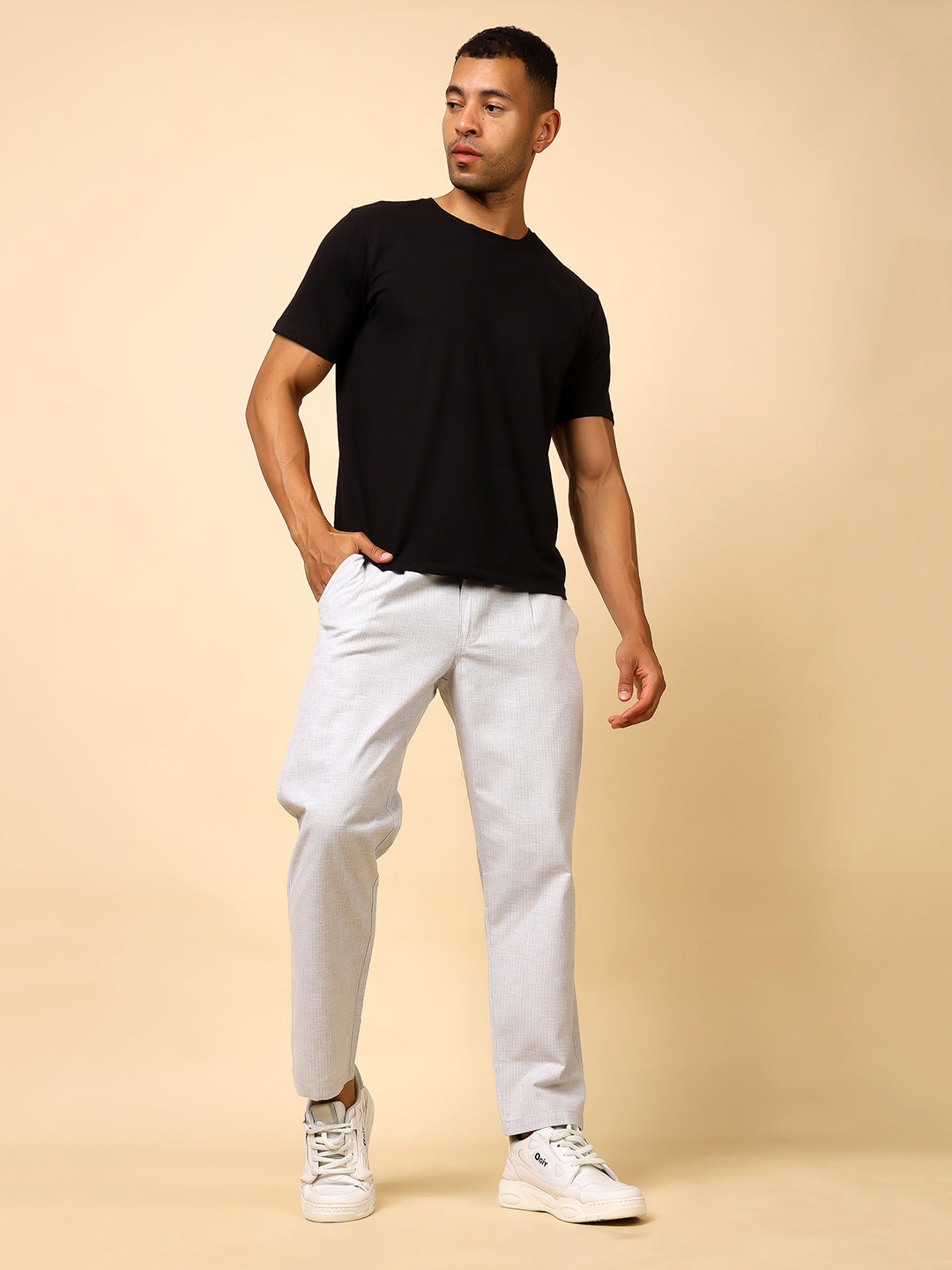 Stylox Men’s Classic Fit Trousers – Comfortable Formal & Casual Wear