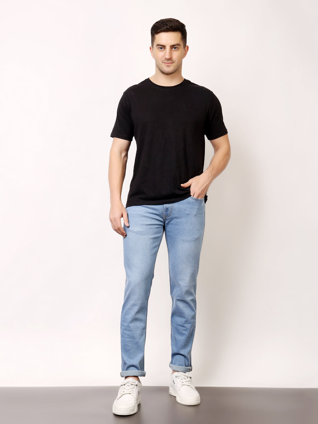 Stylox Redefined Slim Fit Solid Men’s Jeans – Stylish & Comfortable Everyday Wear