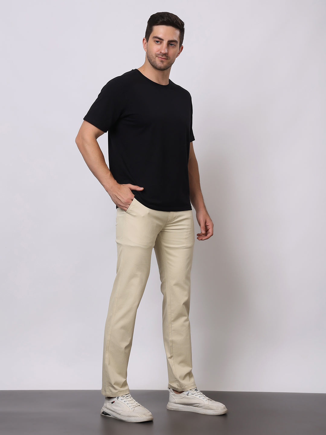Stylox Men’s Comfort Fit Chinos Trouser | Premium Cotton Pants | Stylish Casual & Office Wear Trousers for Men
