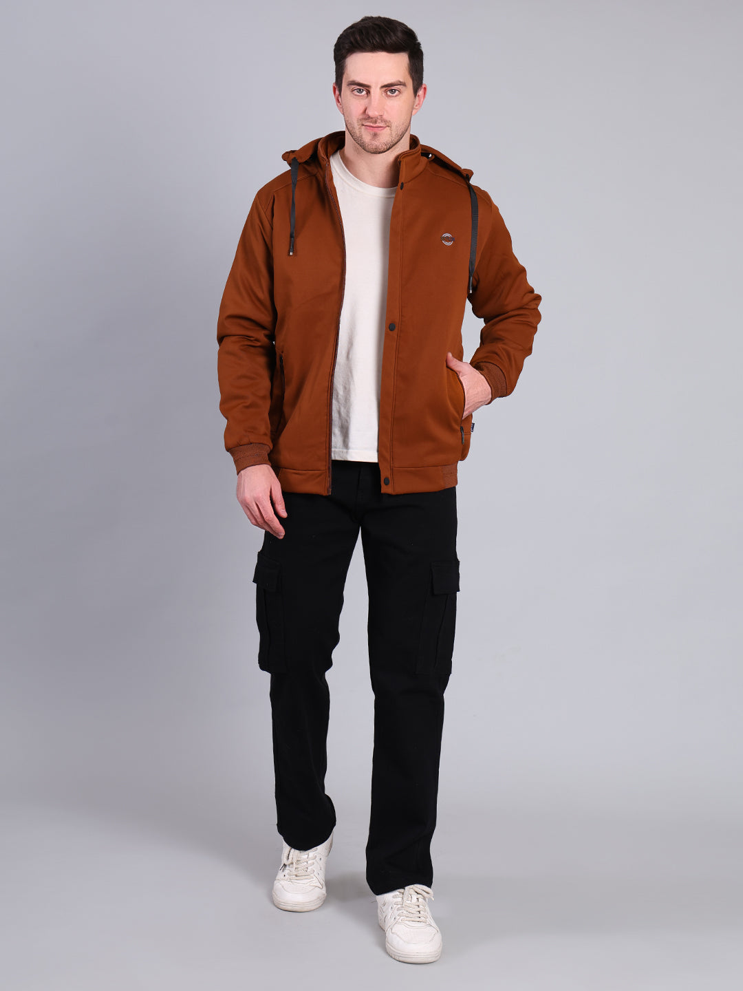 Stylox Men’s Winter Jacket with Hood | Warm Padded Jacket | Stylish Casual Outerwear