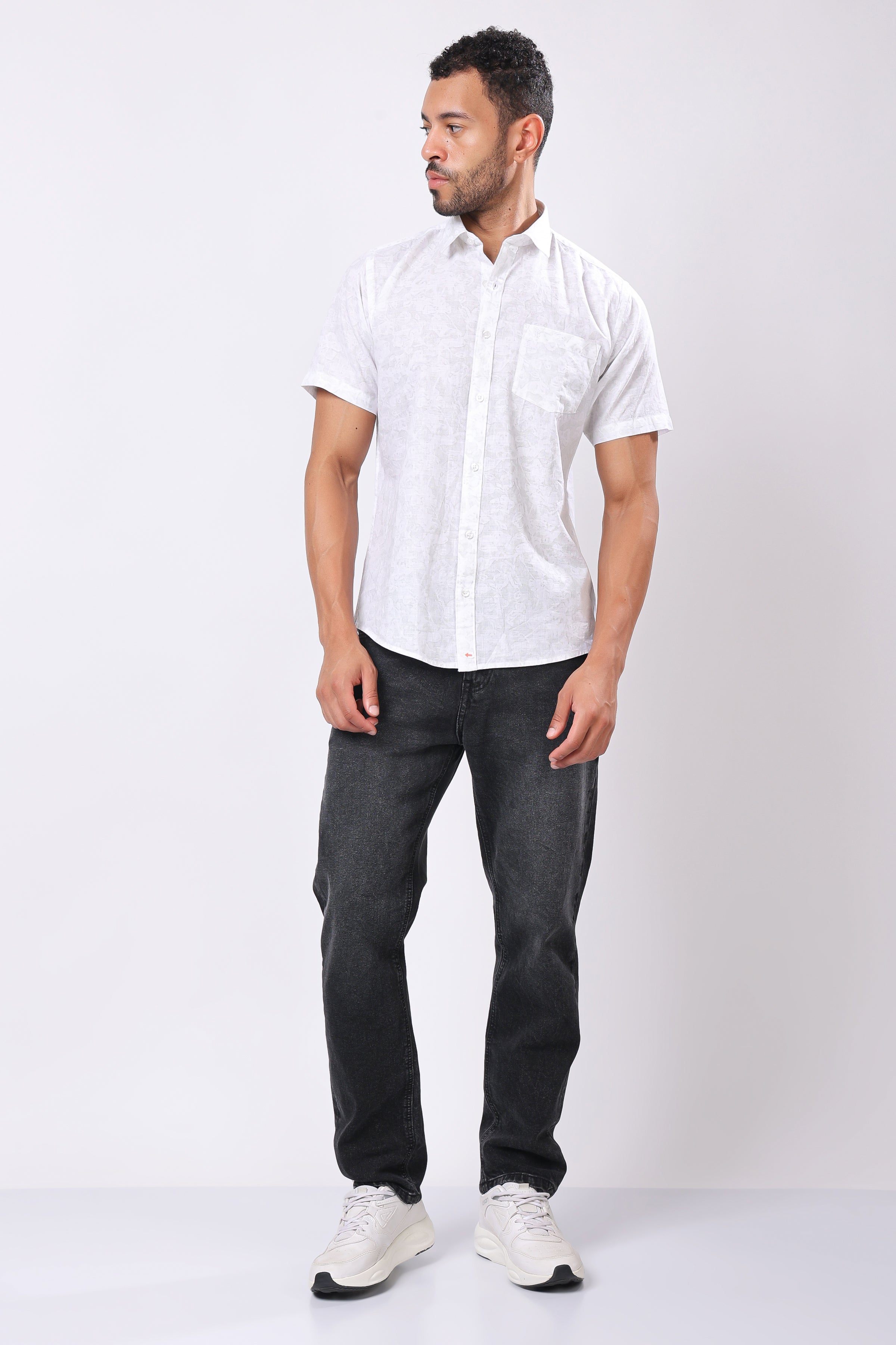 STYLOX HALF SLEEVE PRINTED CASUAL SHIRT