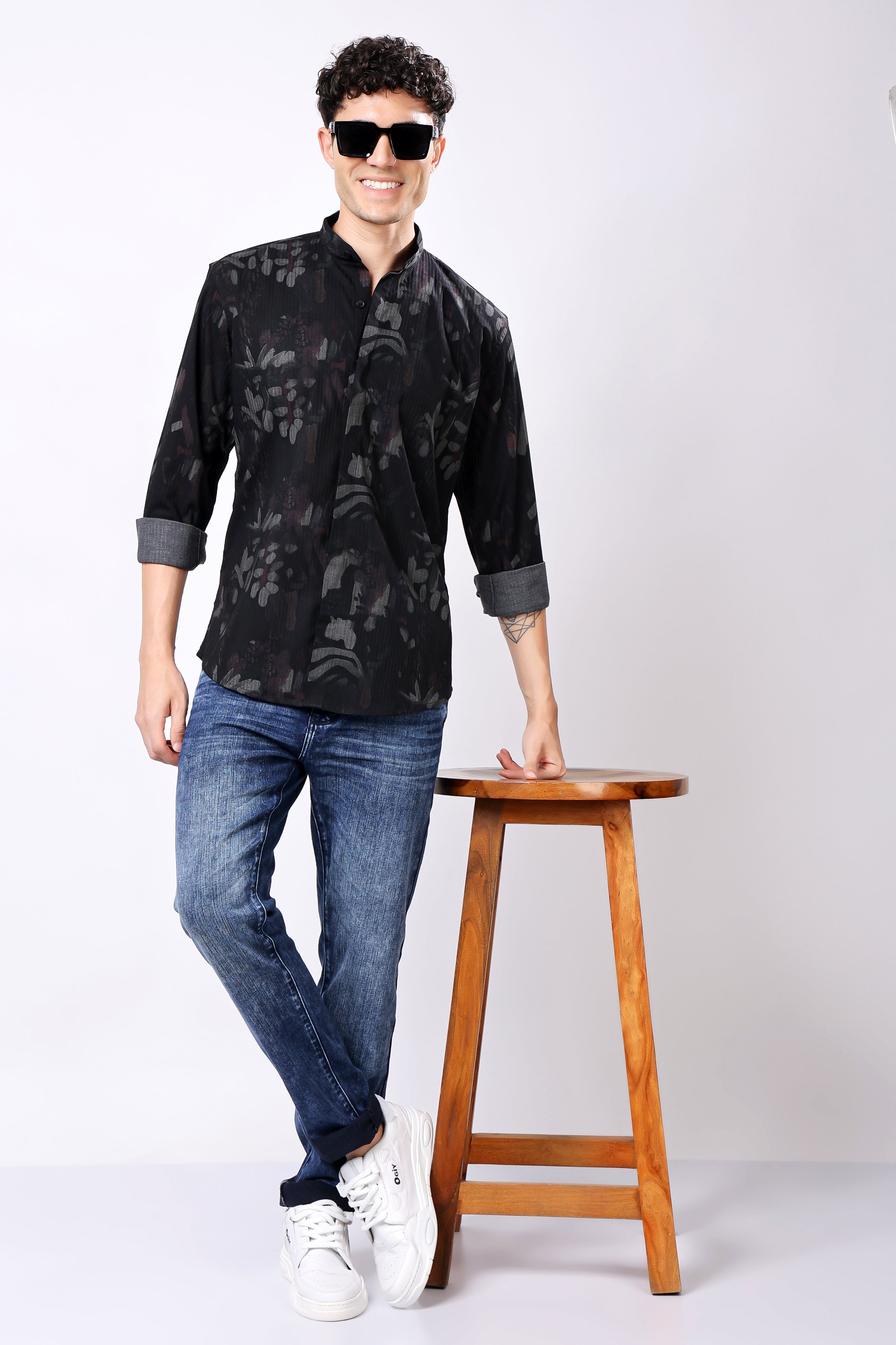 Stylox Printed Casual Shirt For Men