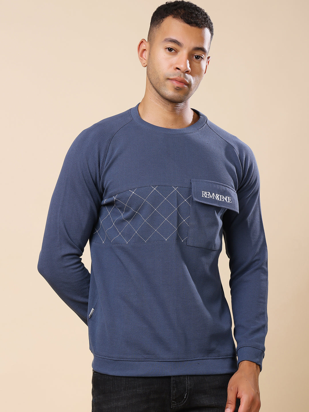 Stylox Men’s Round Neck Full Sleeve Sweatshirt – Classic Fit, Soft Fabric & Cozy Winter Wear