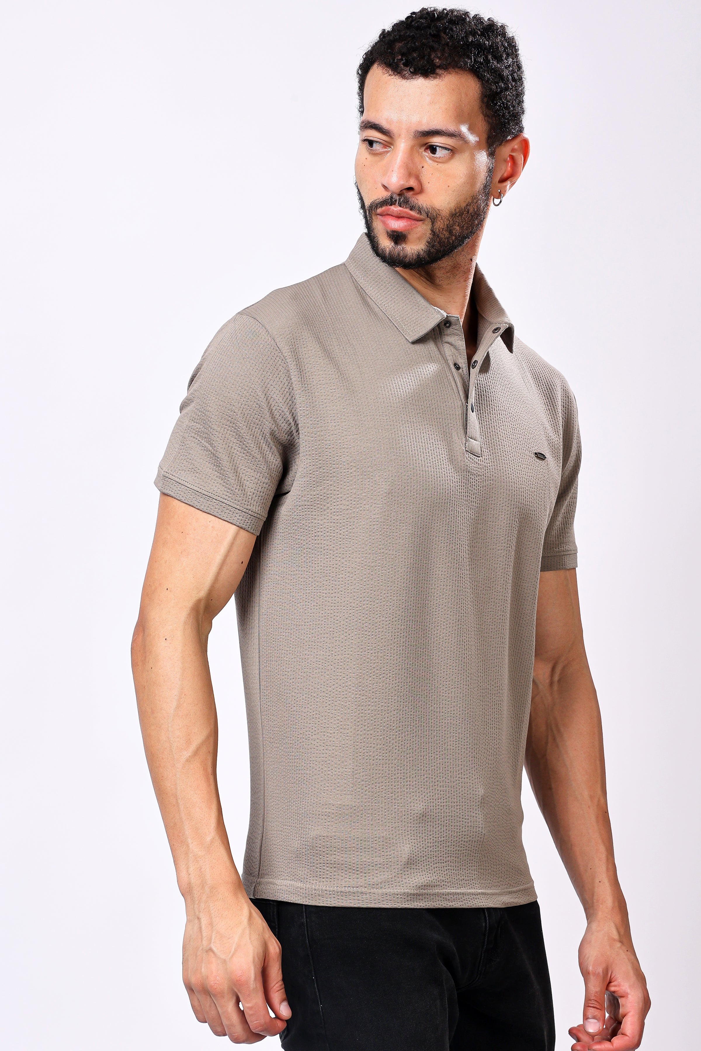 Stylox Solid Polo T-Shirt For Men
