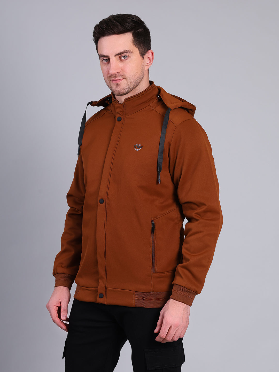 Stylox Men’s Winter Jacket with Hood | Warm Padded Jacket | Stylish Casual Outerwear