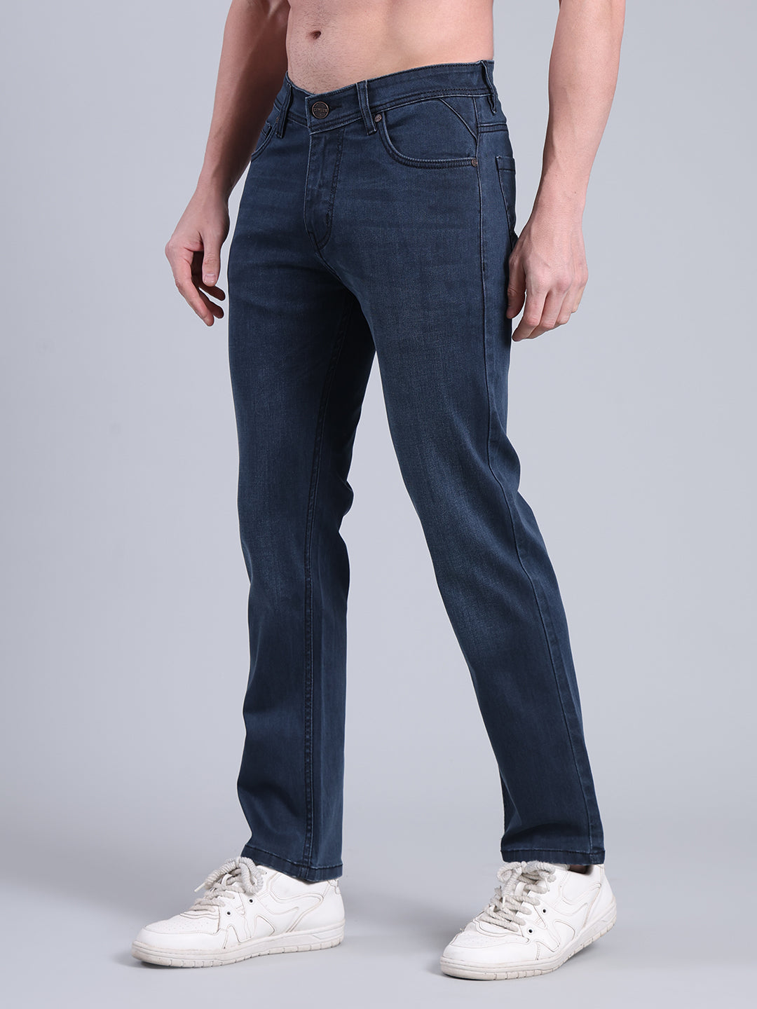 Stylox Men’s Straight Fit Jeans | Classic Denim Jeans for Men | Mid-Rise Everyday Casual Wear Jeans