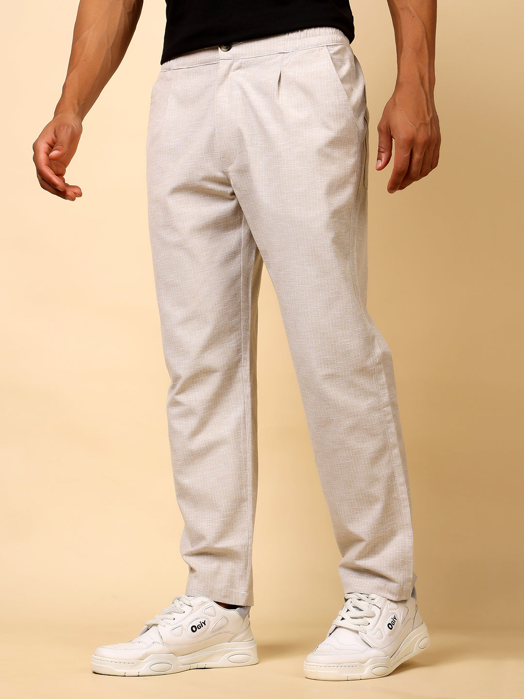 Stylox Men’s Classic Fit Trousers – Comfortable Formal & Casual Wear