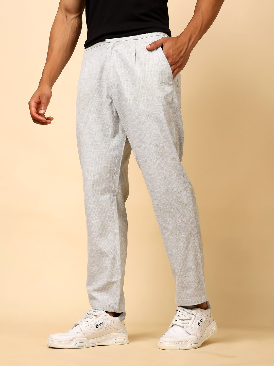 Stylox Men’s Classic Fit Trousers – Comfortable Formal & Casual Wear