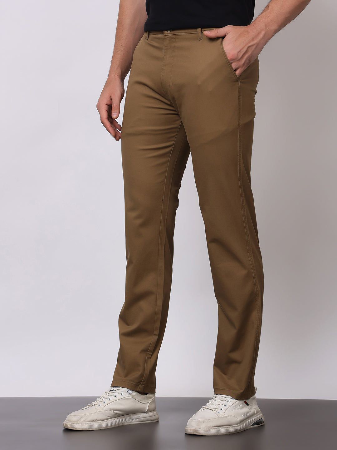 Stylox Men’s Comfort Fit Chinos Trouser | Premium Cotton Pants | Stylish Casual & Office Wear Trousers for Men
