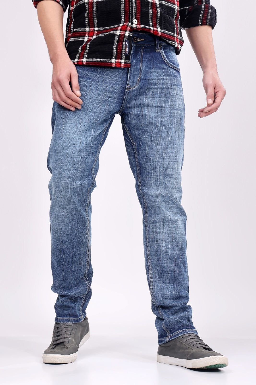 Stylox Slim Fit Denim Jeans - Light Blue,