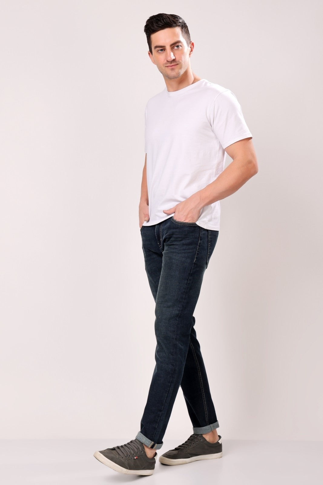 Stylox Slim Fit Denim Jeans - Black,