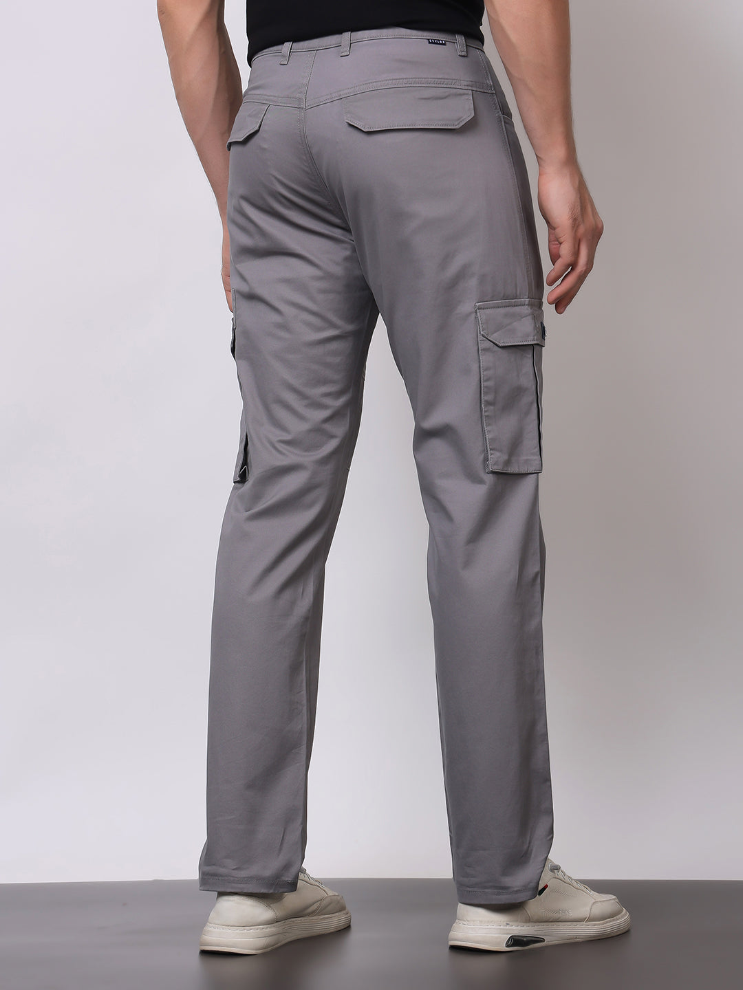 Stylox Men’s Slim Fit Cargo Pants | Cotton Casual Trousers with Multi Pockets | Stylish Outdoor & Everyday Wear Cargos for Men