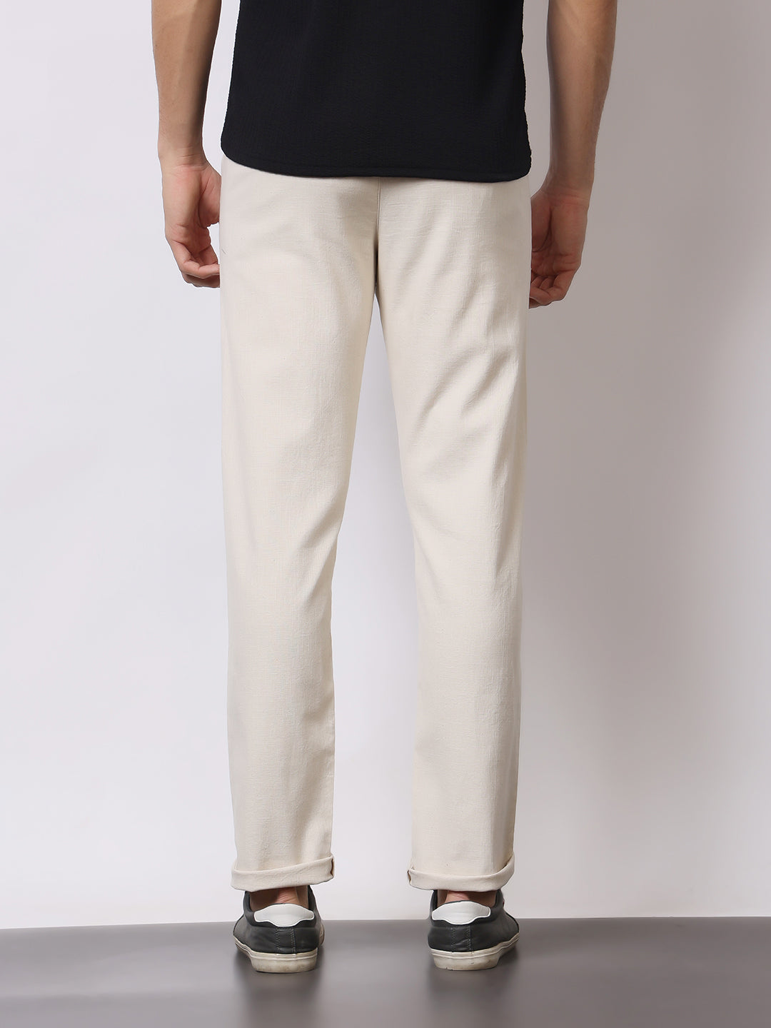 Stylox Men’s Premium Regular Fit Cotton Trousers – Casual & Formal Pants | Breathable Everyday Wear - Stylox