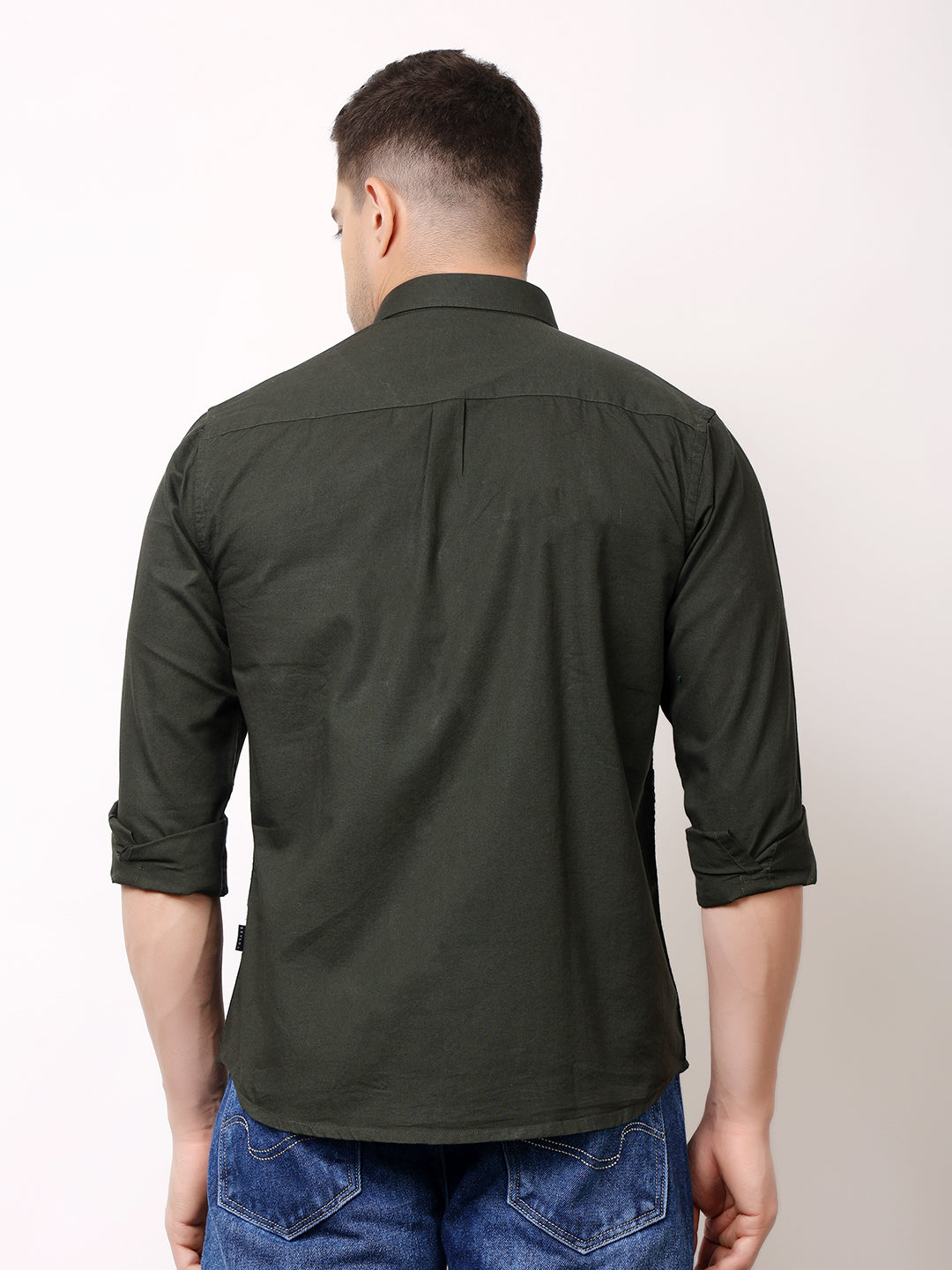 Stylox Men’s Premium Oxford Full Sleeve Solid Shirt | Casual & Formal Wear | Soft Cotton Blend