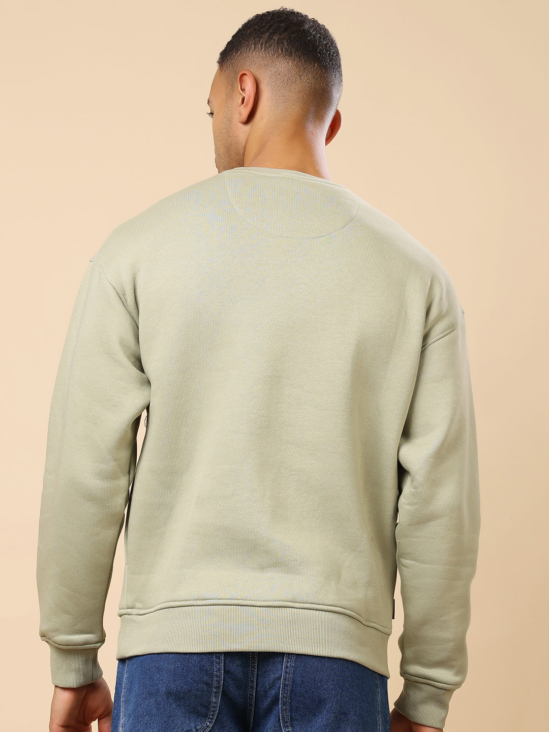 Stylox Men’s Round Neck Full Sleeve Solid Sweatshirt – Minimal Style, Maximum Comfort