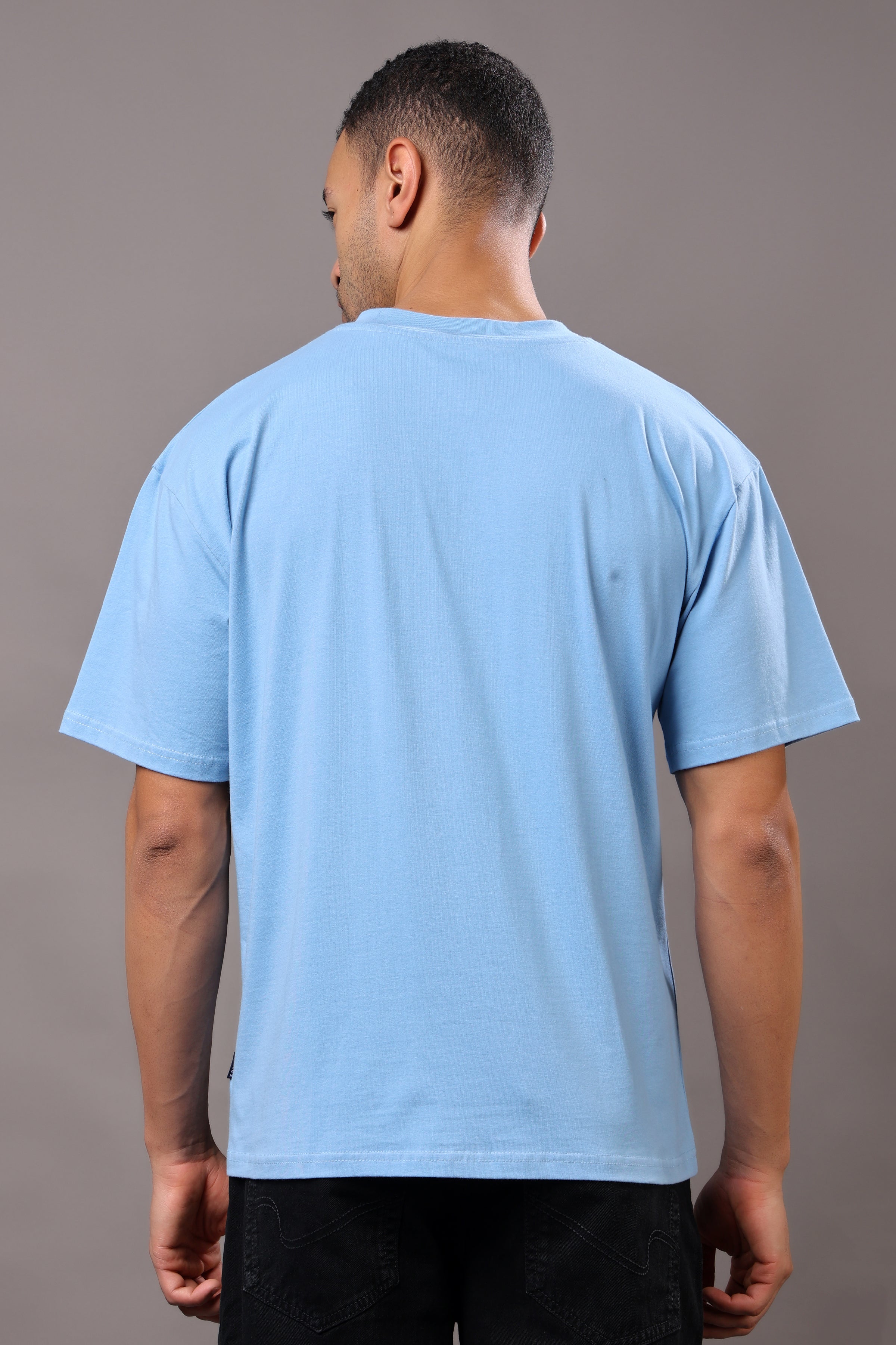 Stylox Men’s Oversized Graphic Printed Crew Neck Casual T-Shirt