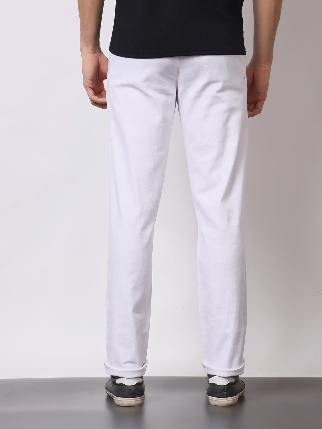 Stylox Men’s Premium Regular Fit Cotton Trousers – Casual & Formal Pants | Breathable Everyday Wear - Stylox