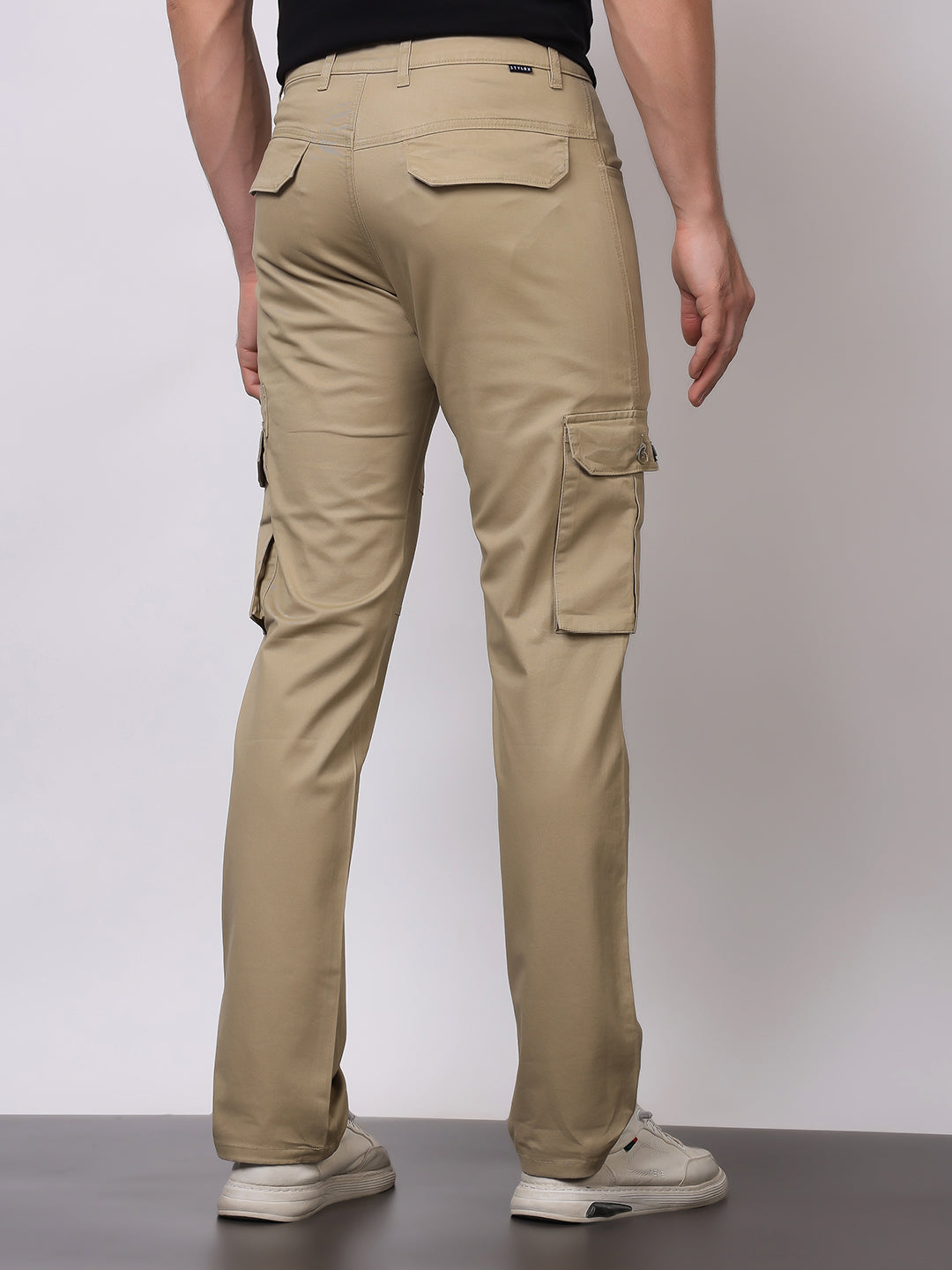 Stylox Men’s Slim Fit Cargo Pants | Cotton Casual Trousers with Multi Pockets | Stylish Outdoor & Everyday Wear Cargos for Men