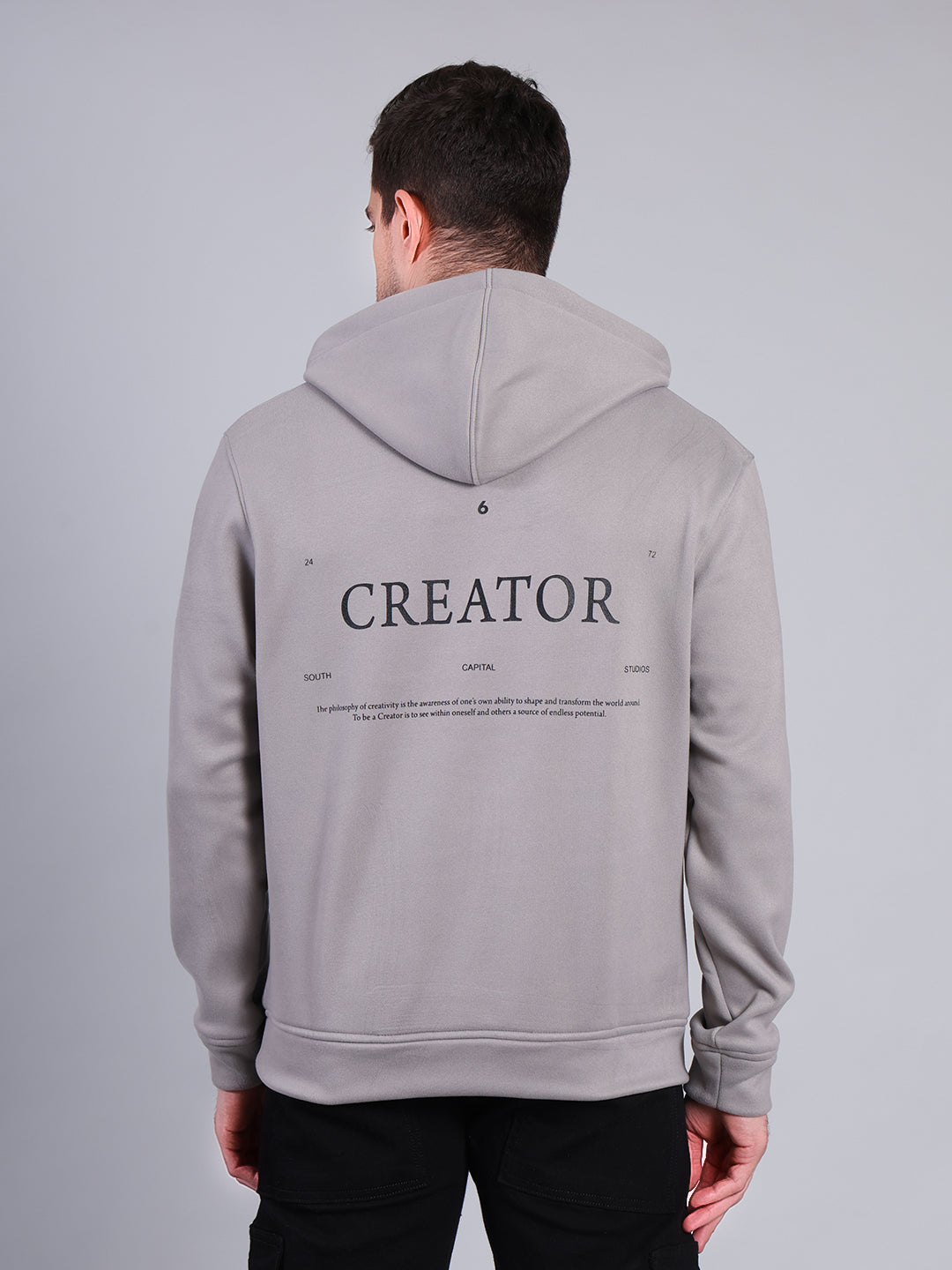 Stylox Men’s Winter Printed Hoodie | Pullover Sweatshirt with Kangaroo Pocket & Hood | Warm Casual Wear