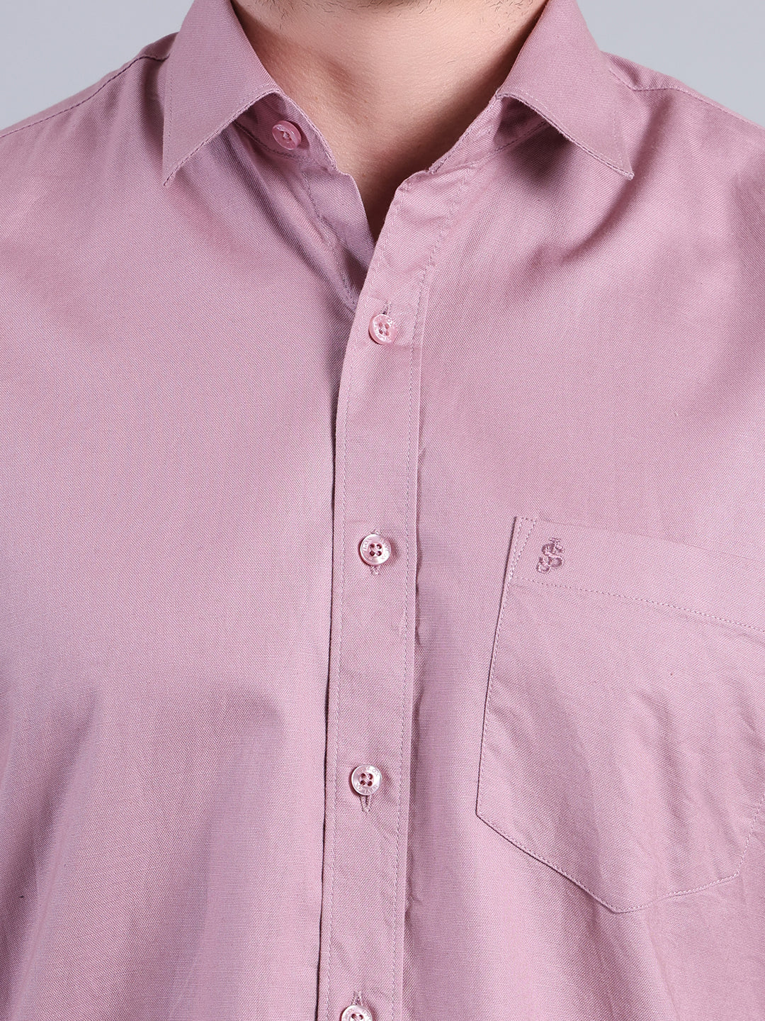 Stylox Men’s Solid Casual Shirt | Full Sleeve Regular Fit Shirt for Everyday Wear