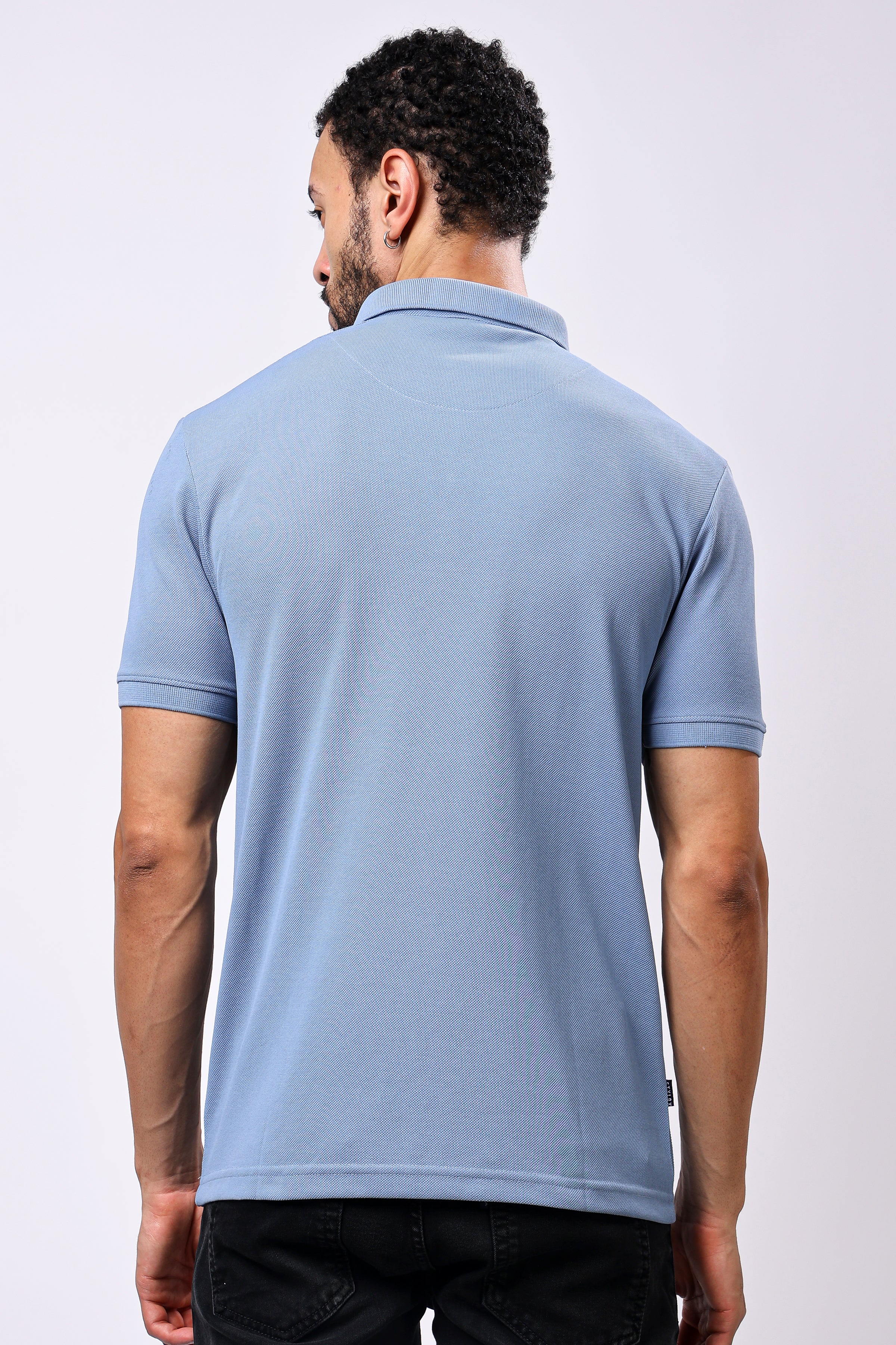 Stylox Solid Polo T-Shirt For Men