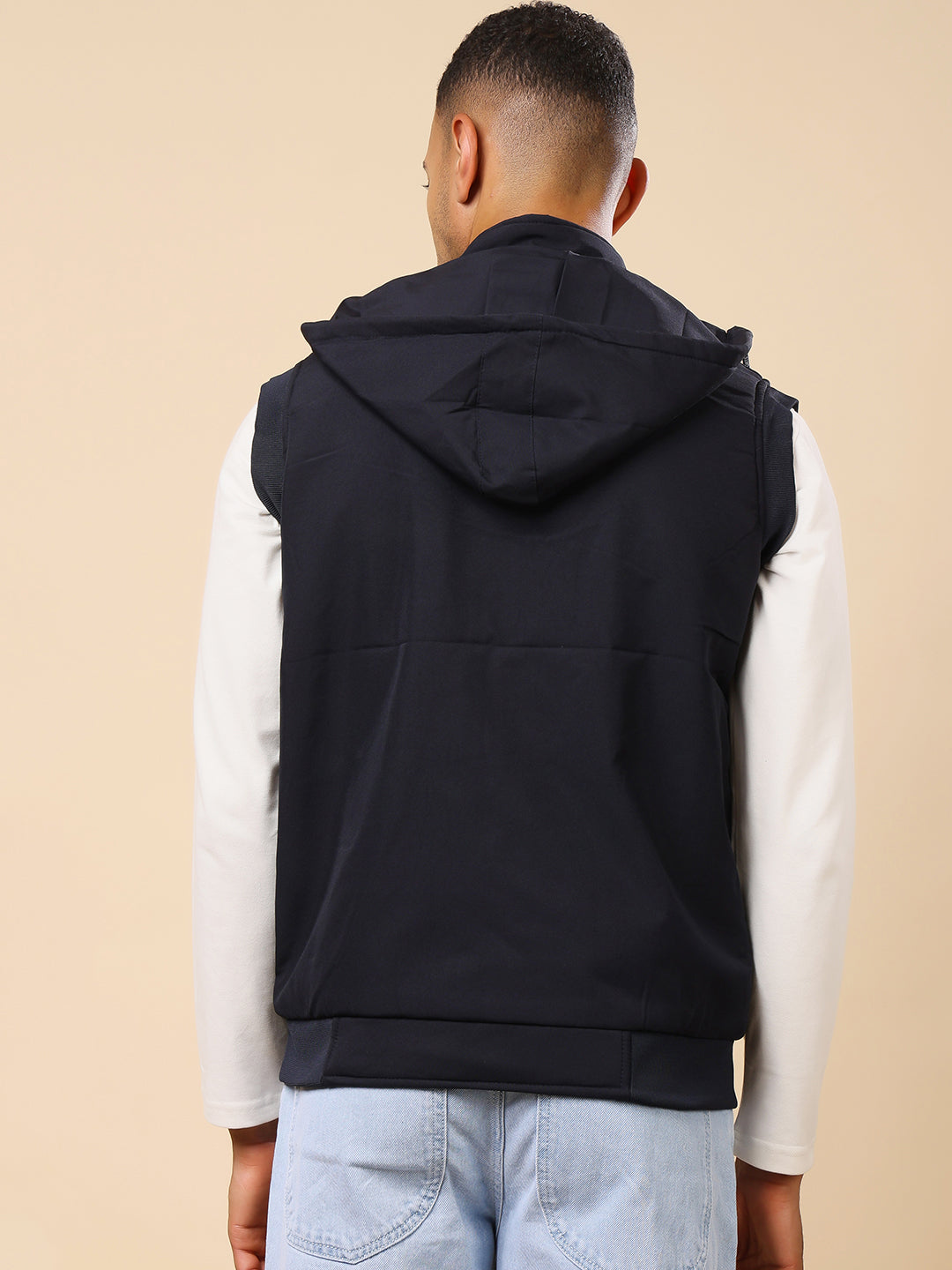 Stylox Sleeveless Solid Men’s Jacket | Lightweight Zip-Up Casual & Sportswear Jacket