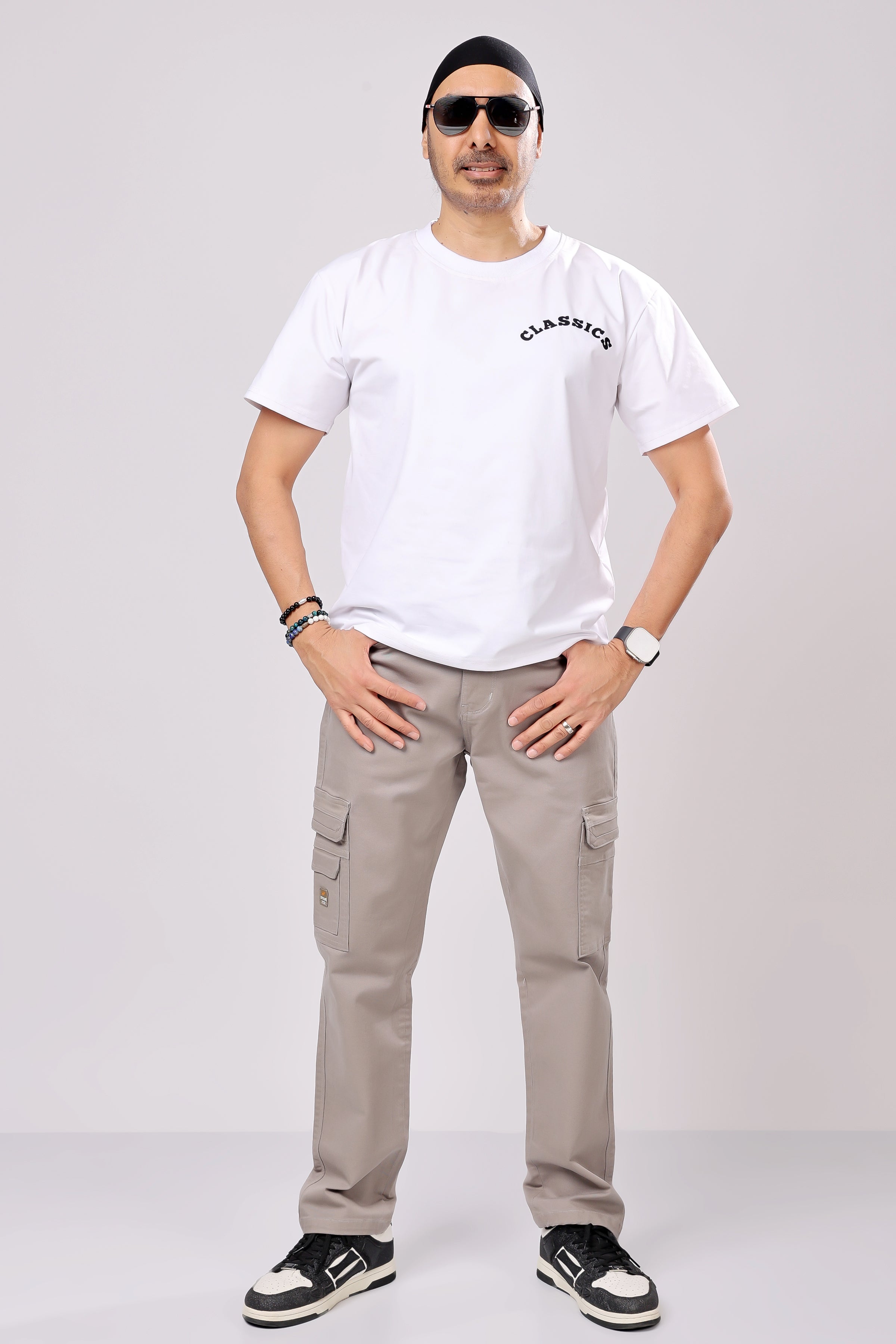 Stylox Men’s Oversized Round Neck Half Sleeve Back Printed T-Shirt | Premium Cotton Loose Fit Graphic Tee for Streetwear & Casual Style