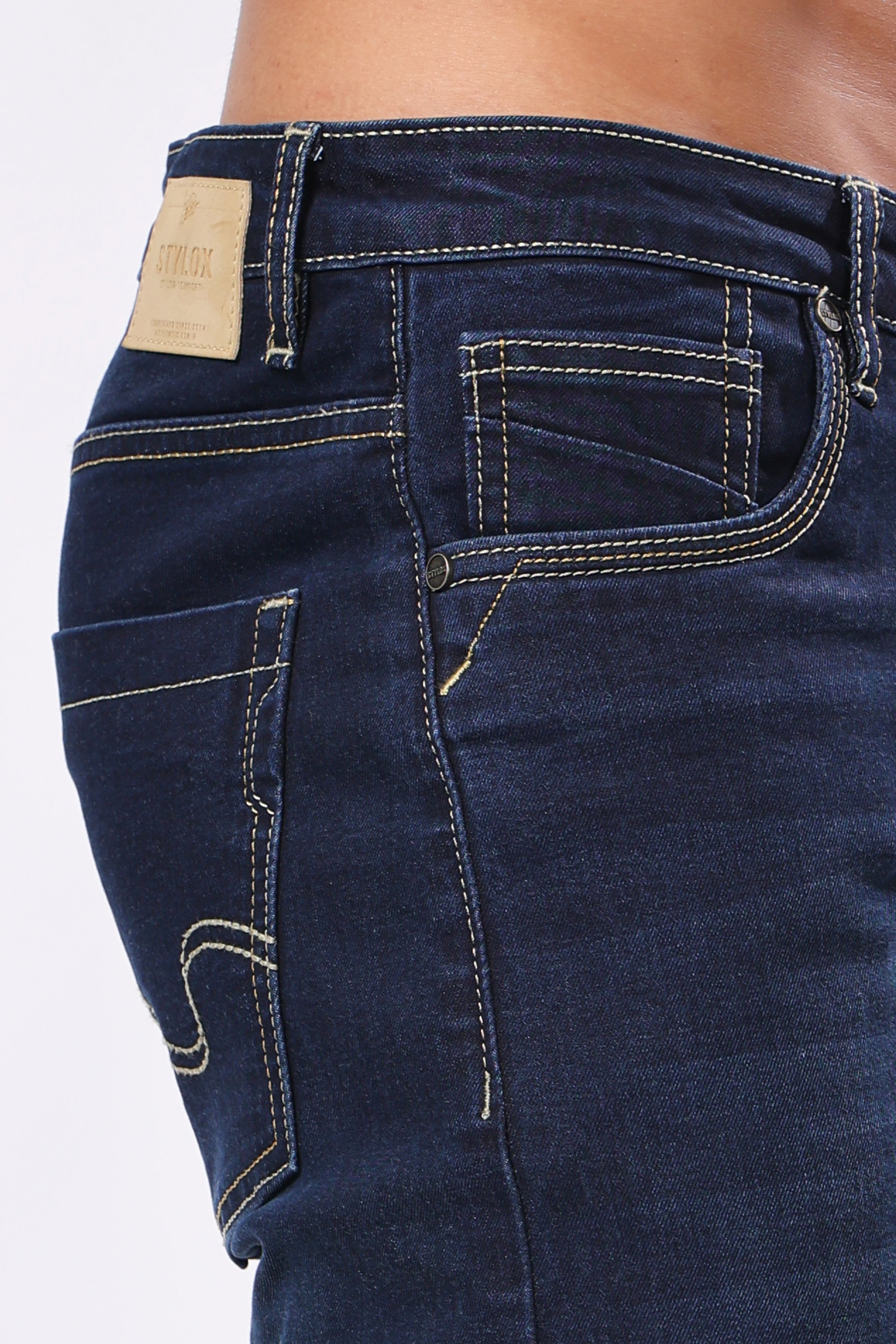 Stylox Comfort Fit Jeans for Men&