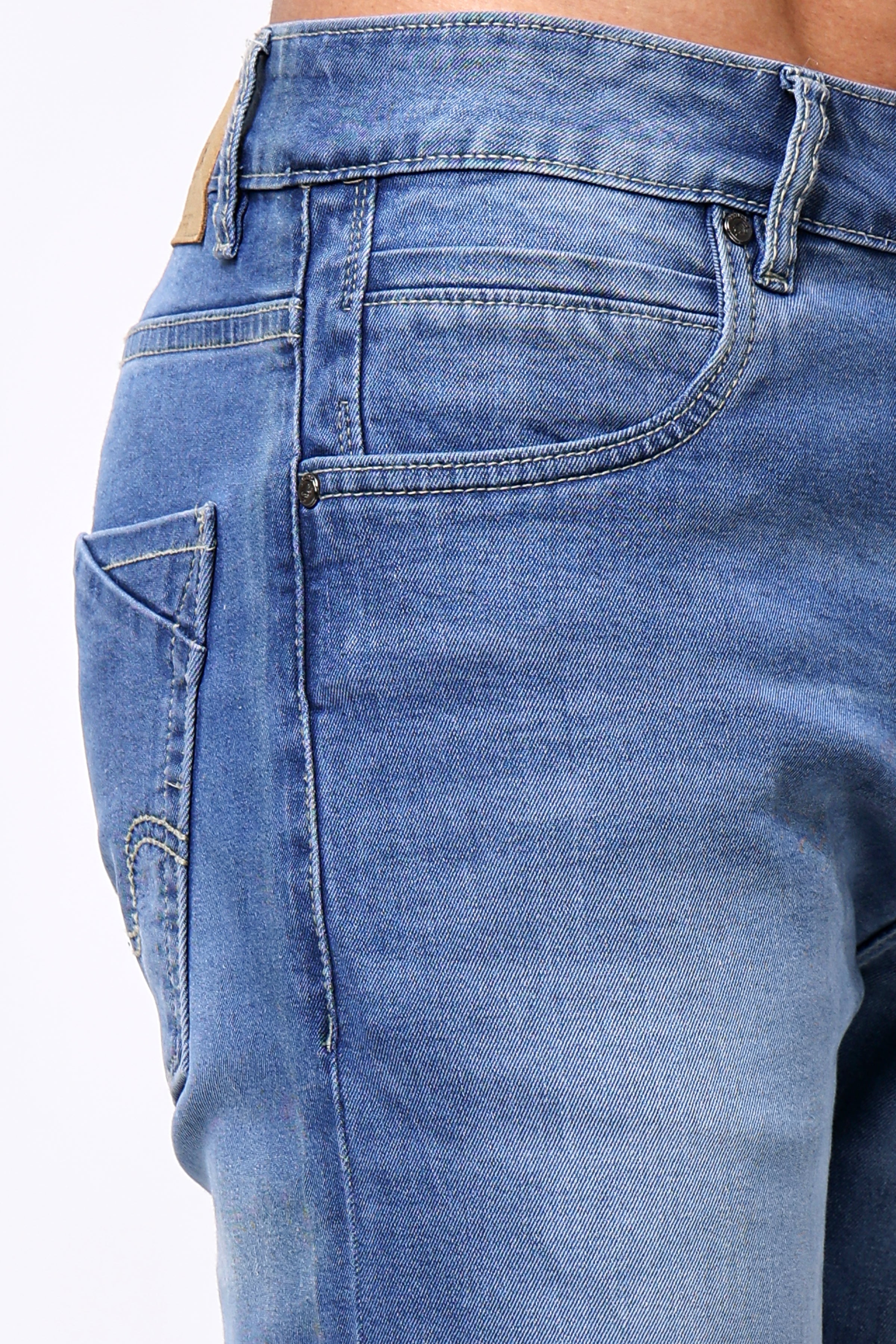 Stylox Slim Fit Denim Jeans - Light Blue,