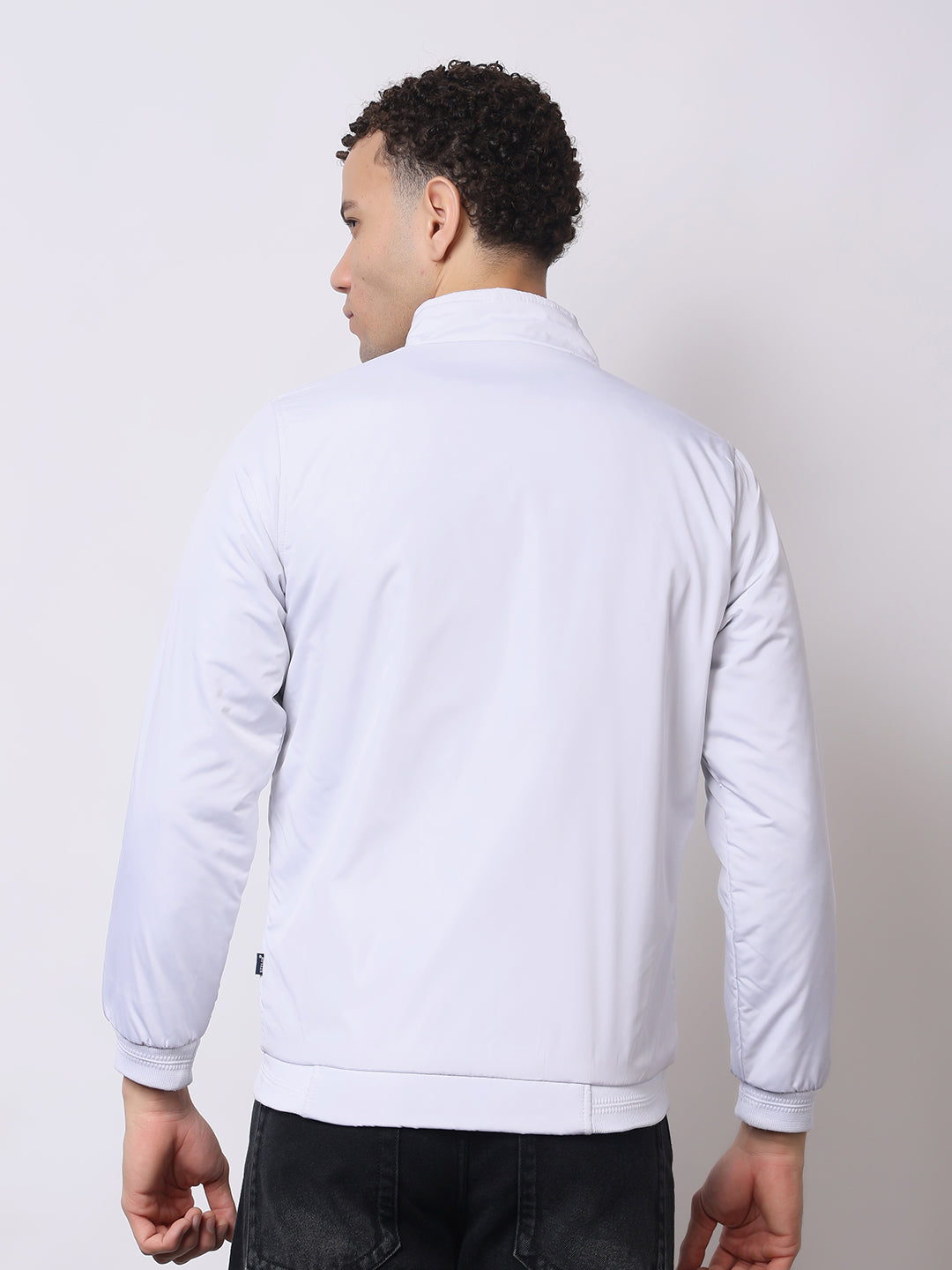 Stylox Men’s High-Neck Winter Jacket – Lightweight Windcheater with Warm Lining & Full-Zip Closure